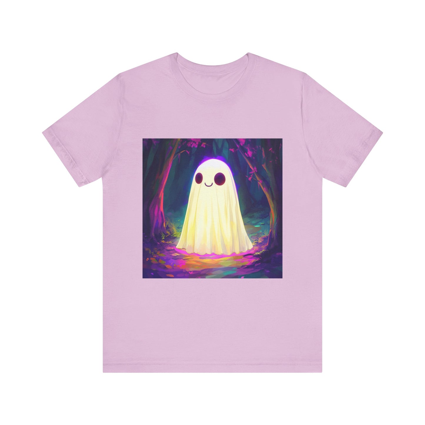 Cute Neon Ghost Unisex Jersey Short Sleeve Tee