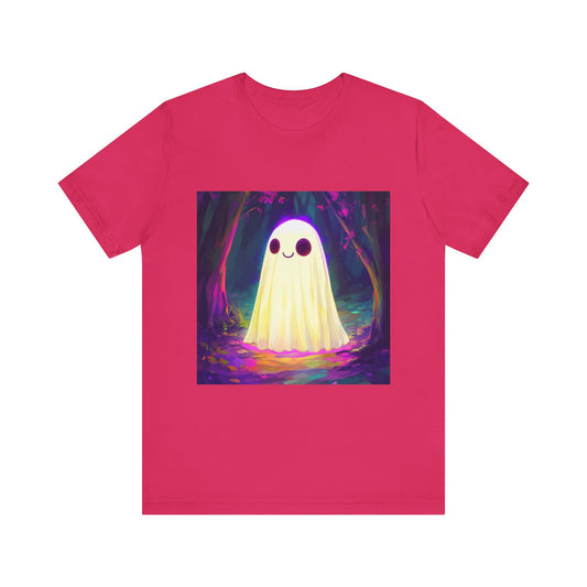 Cute Neon Ghost Unisex Jersey Short Sleeve Tee