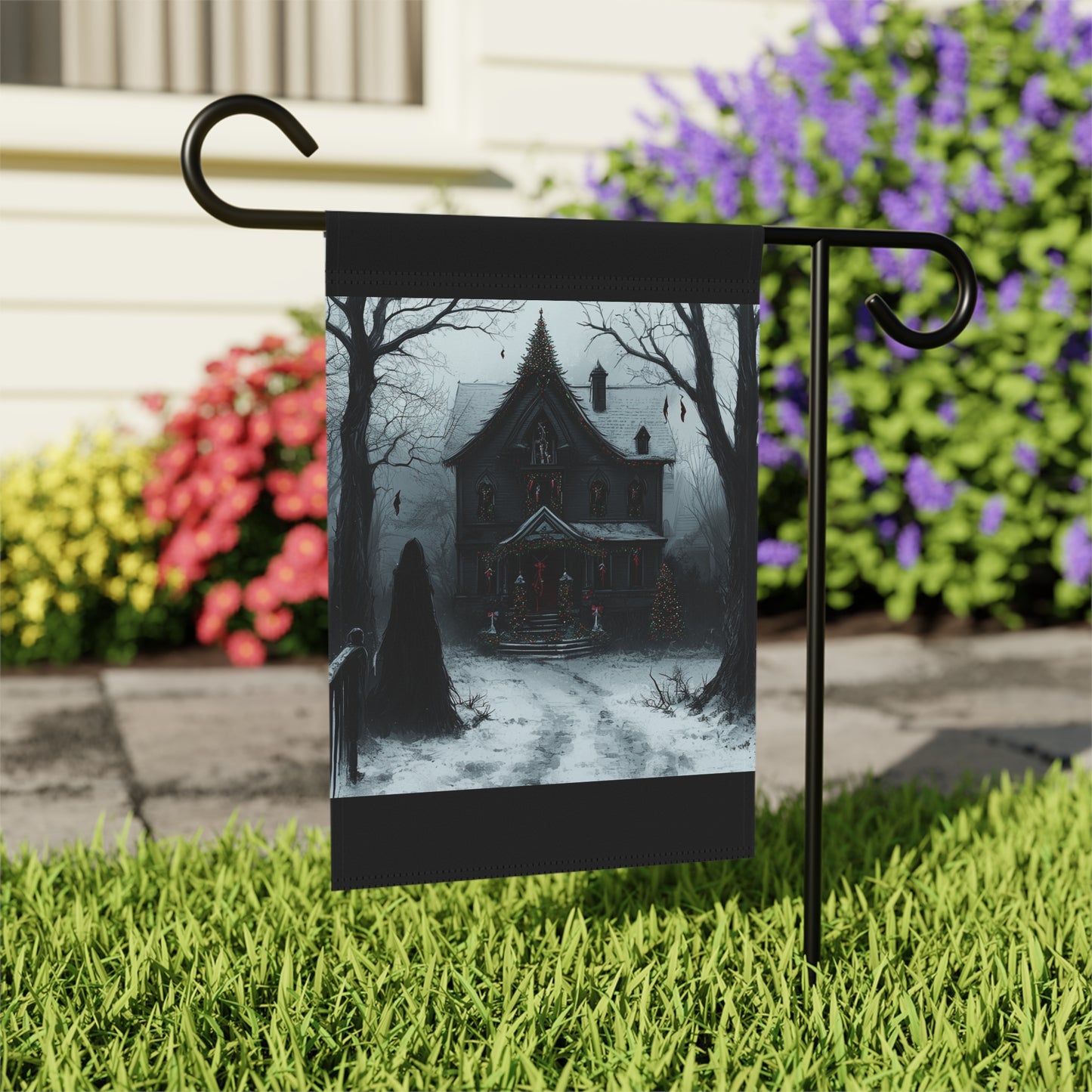 Snowy Desolation Garden & House Banner