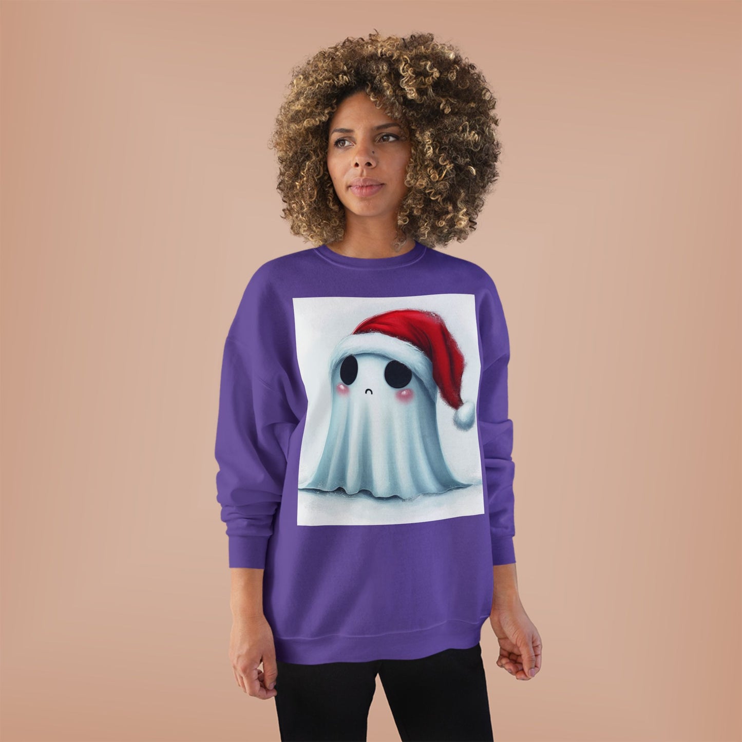 Holiday Ghost Unisex EcoSmart® Crewneck Sweatshirt