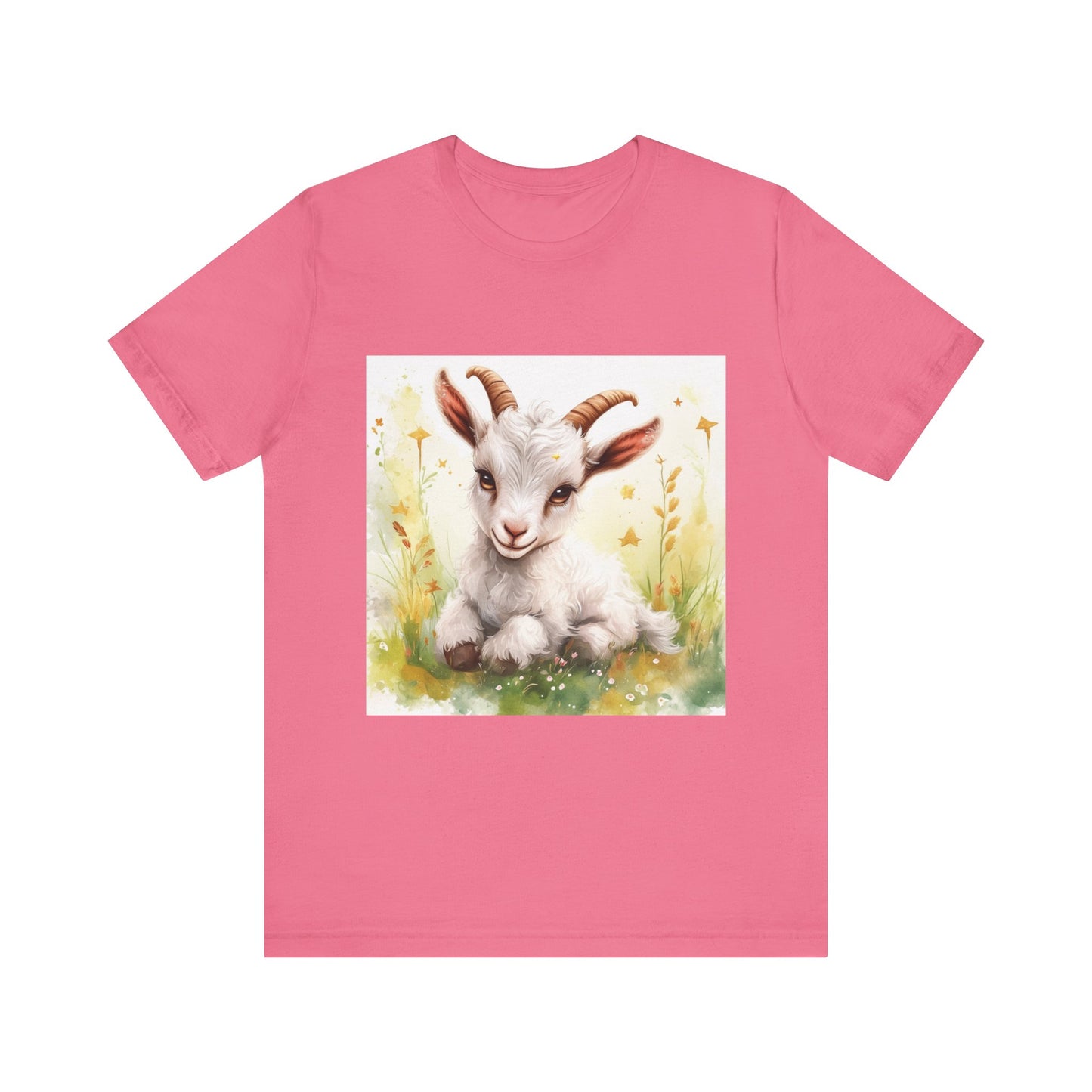 Cute Goat Unisex Jersey Short Sleeve Tee