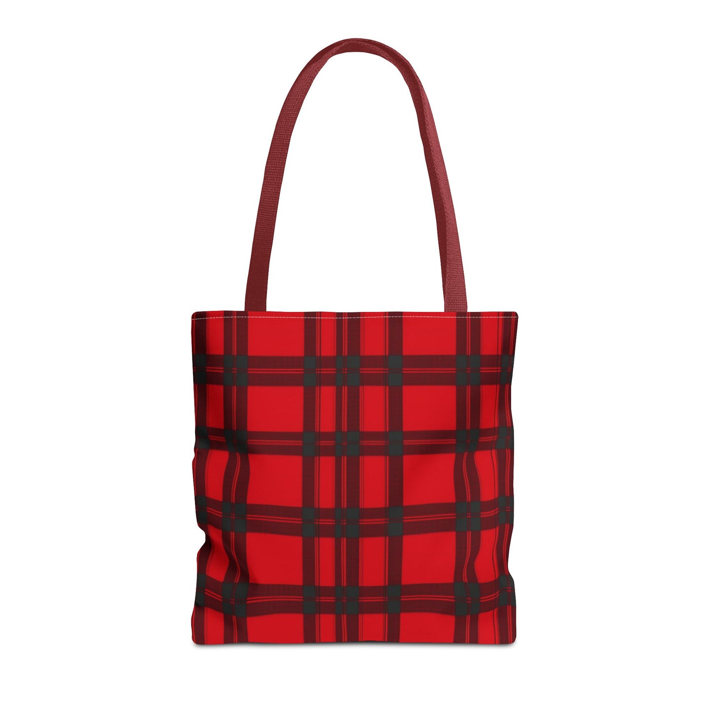 Classic Red and Black Plaid Tote Bag (AOP)