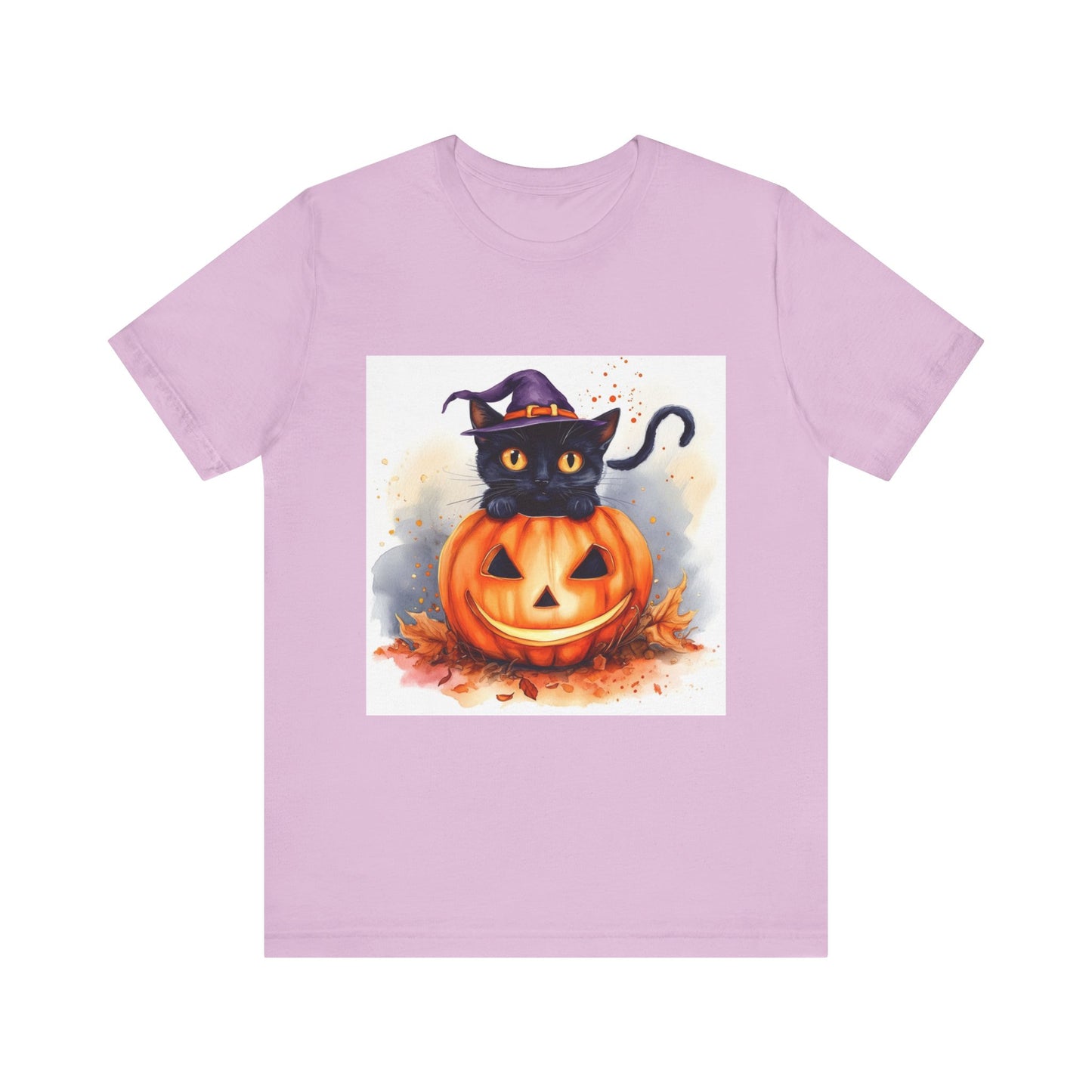 Halloween Cat Unisex Jersey Short Sleeve Tee