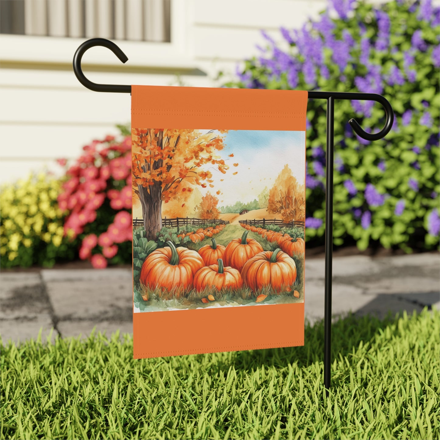 Pumpkin Patch Garden & House Banner