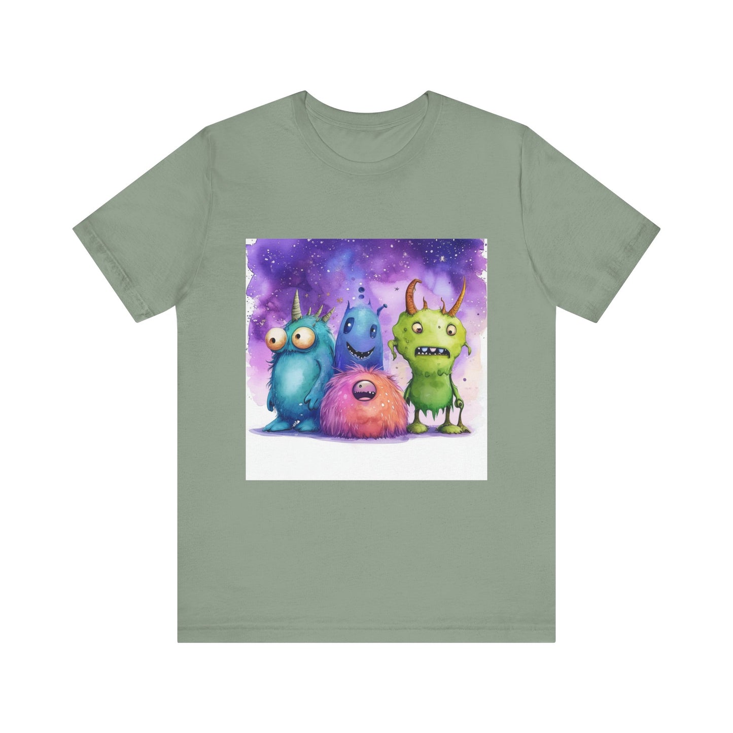 Cartoon Movie Monsters Unisex Jersey Short Sleeve Tee