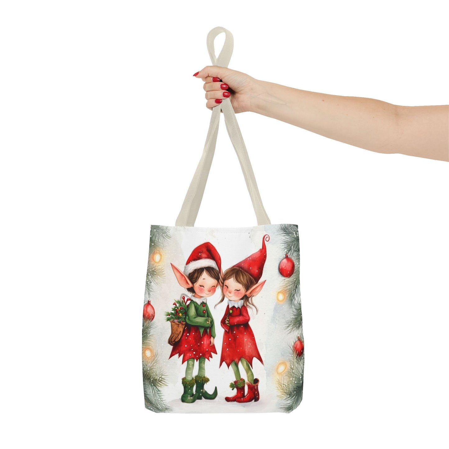 Watercolor Elves Tote Bag (AOP)