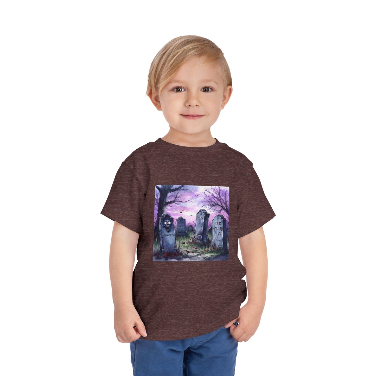 Purple Graveyard Toddler Short Sleeve Tee