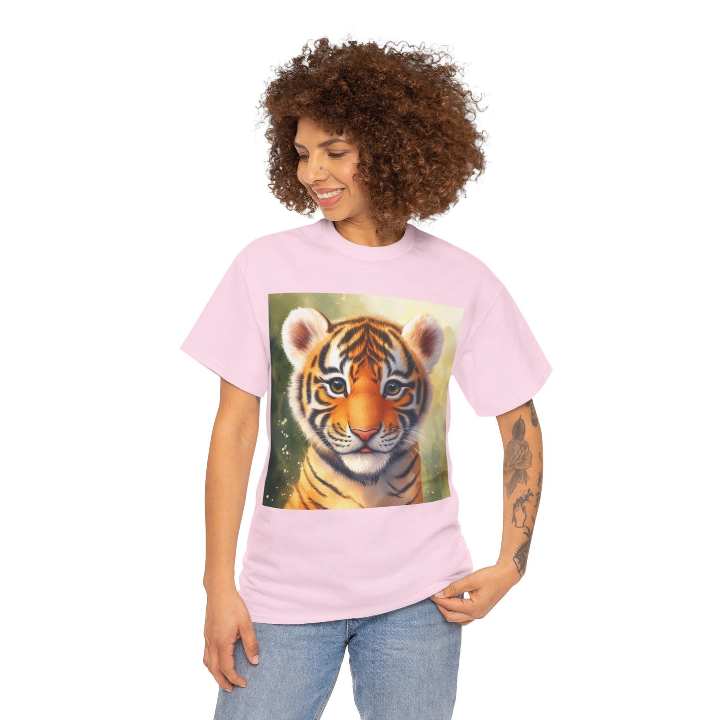 Baby Tiger Unisex Heavy Cotton Tee