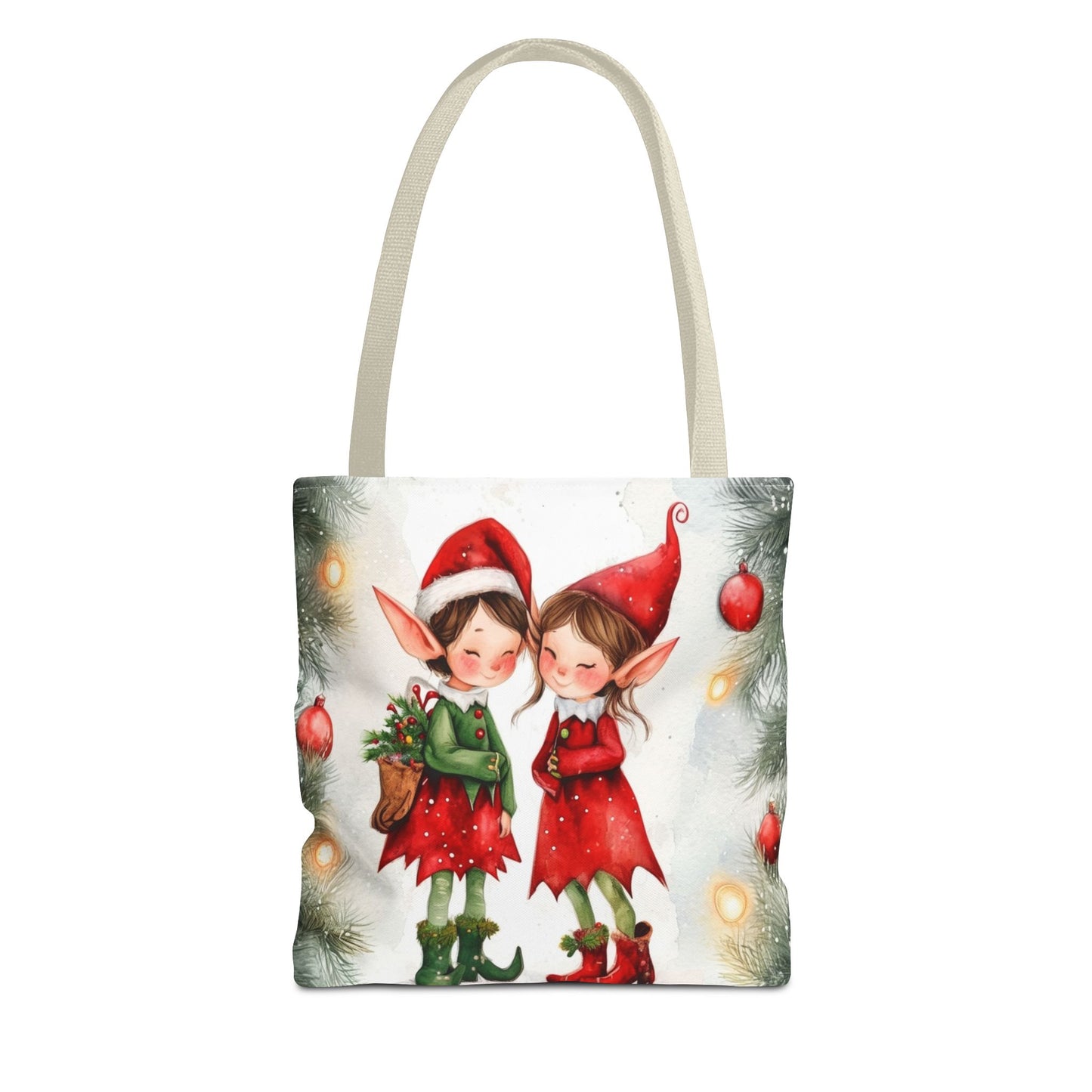 Watercolor Elves Tote Bag (AOP)