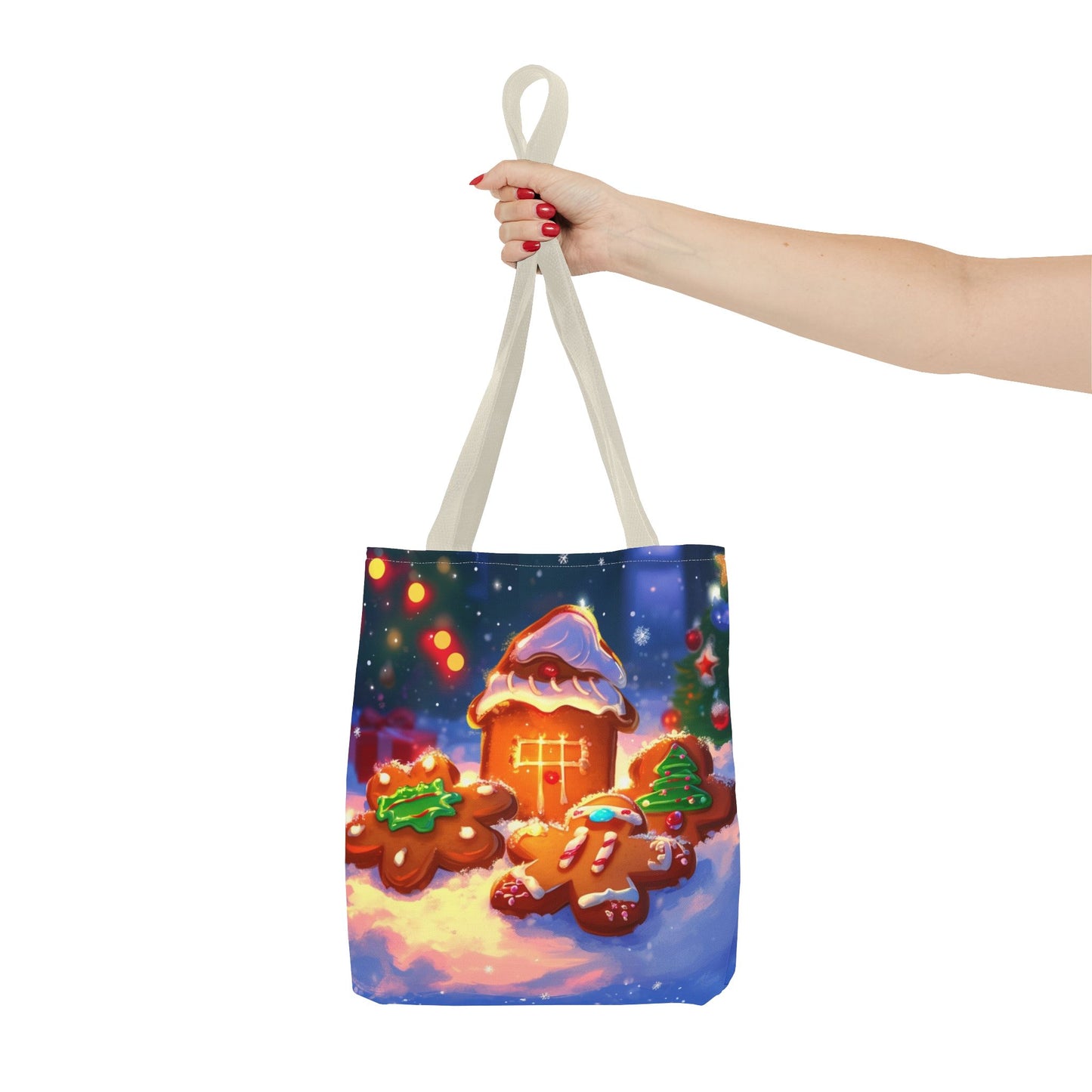 Gingerbread Cookies Tote Bag (AOP)