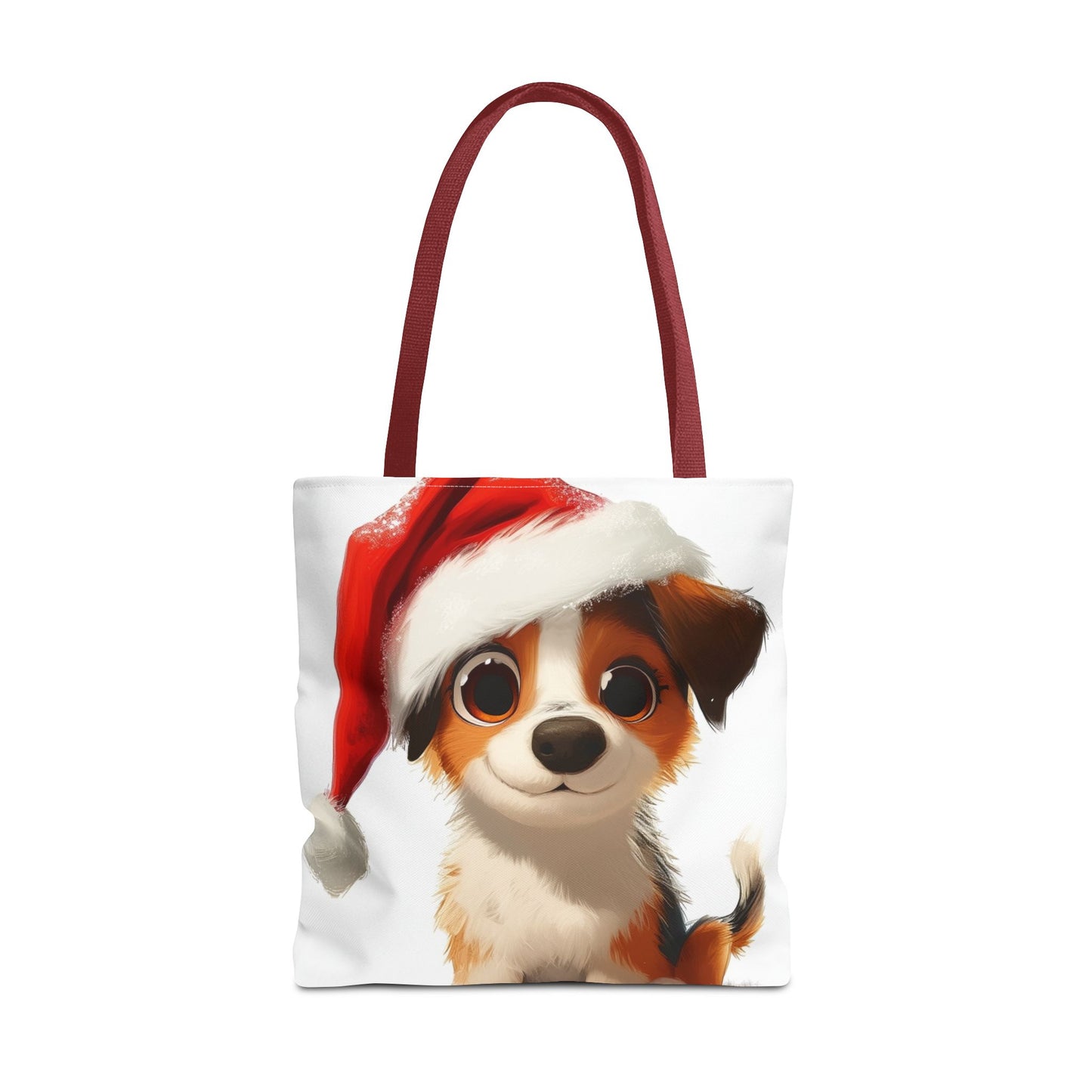 Festive Puppy Tote Bag (AOP)