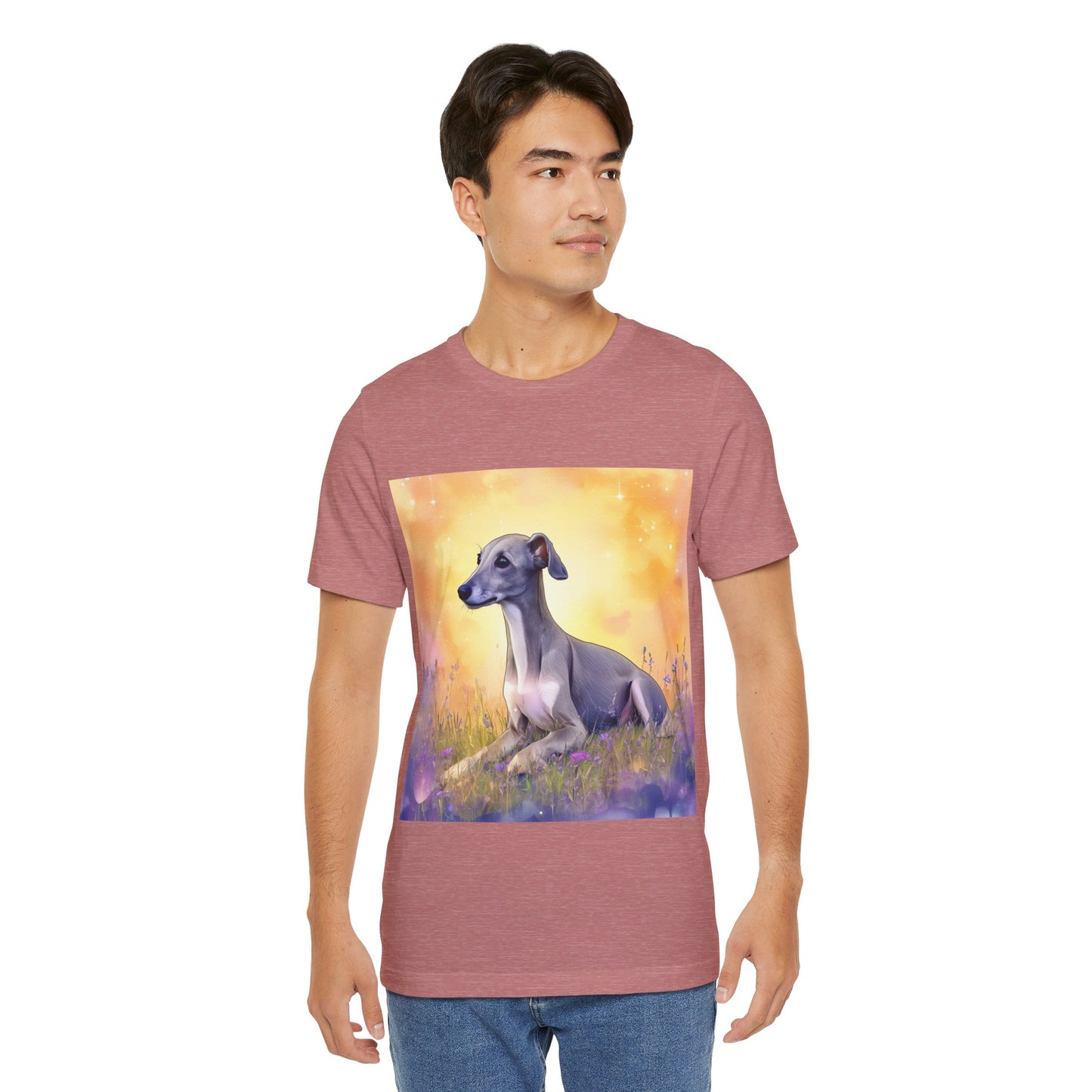 Sunset Greyhound Jersey Short Sleeve Tee