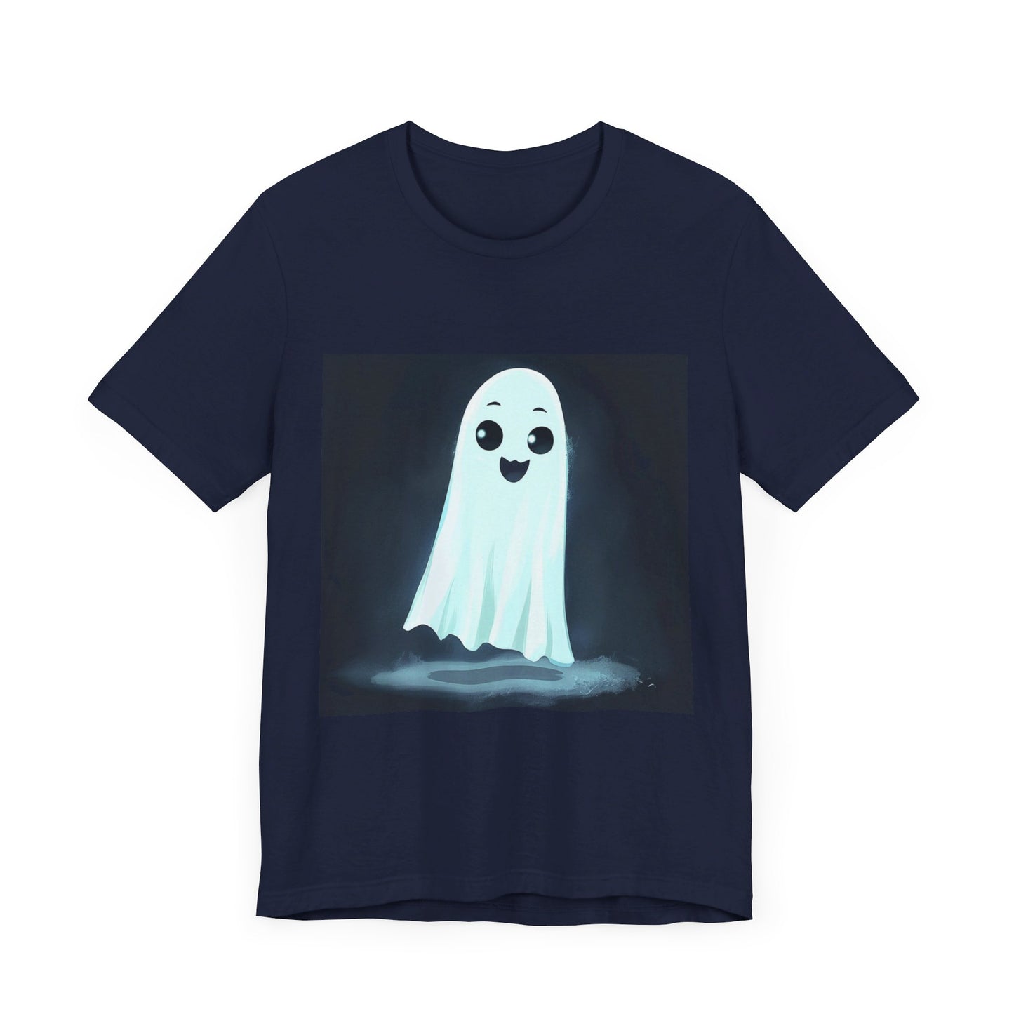 Cute Haunting Ghost Unisex Jersey Short Sleeve Tee