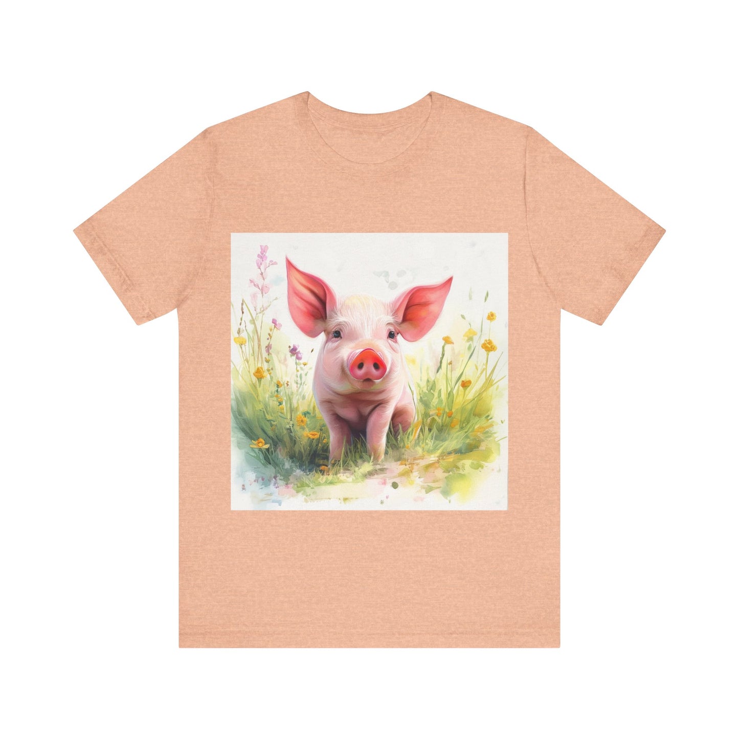 Playful Piglet Unisex Jersey Short Sleeve Tee