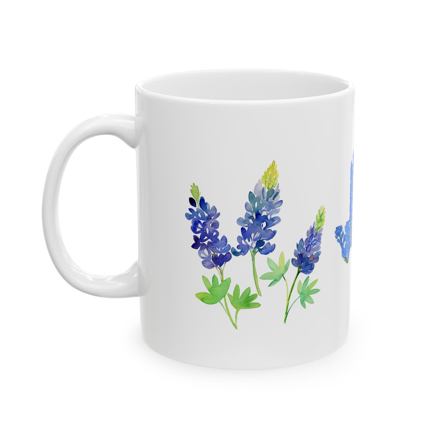 Texas Bluebonnets Ceramic Mug, 11oz