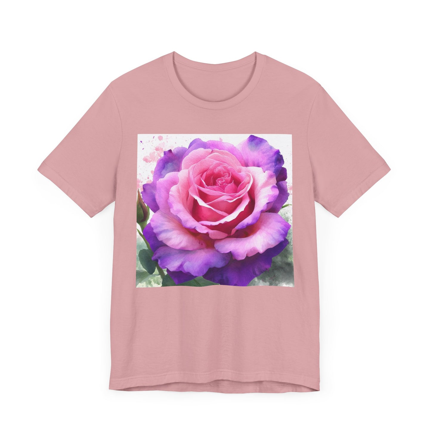 Rose Garden Unisex Jersey Tee - Vibrant Rose Design