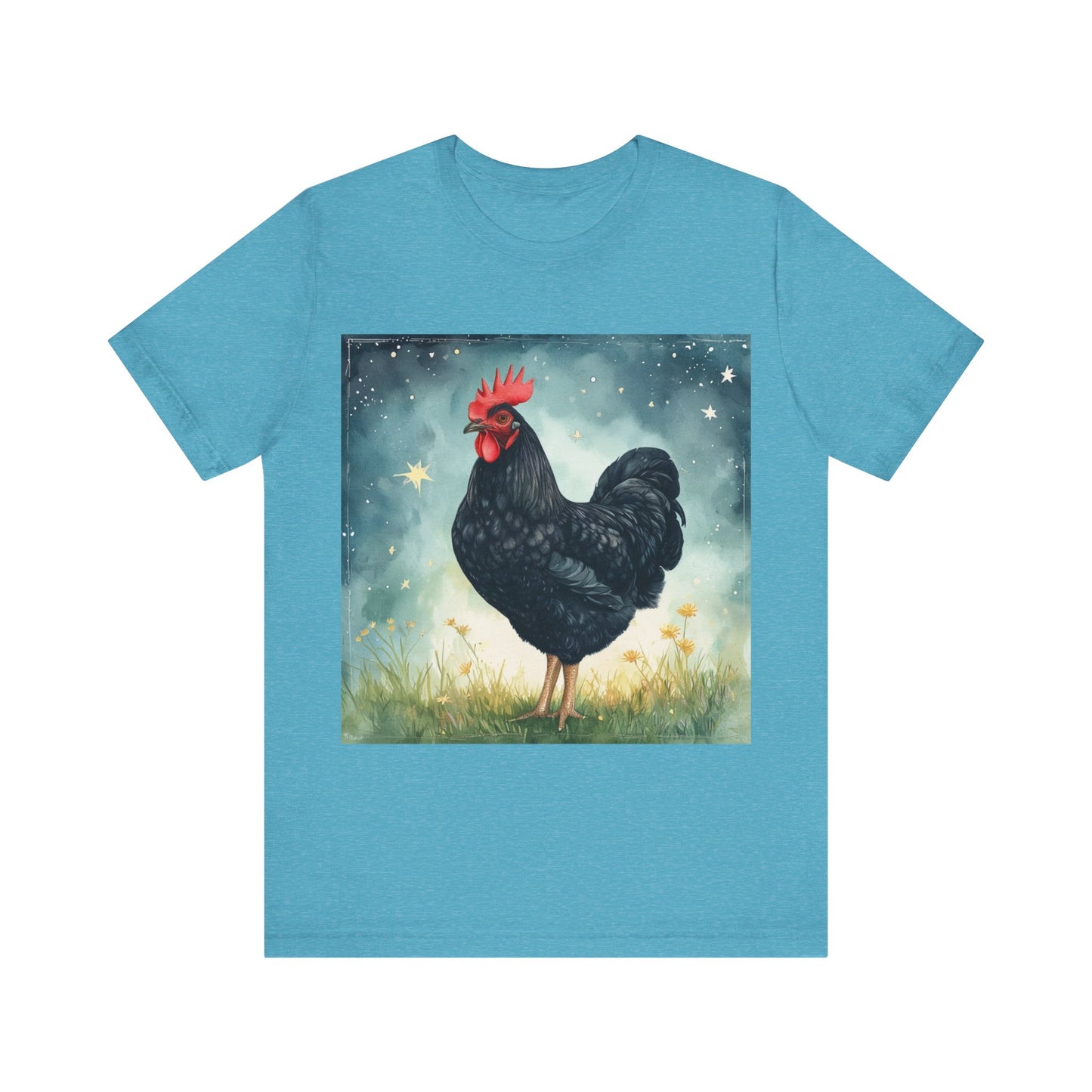 Black Chicken Unisex Jersey Short Sleeve Tee