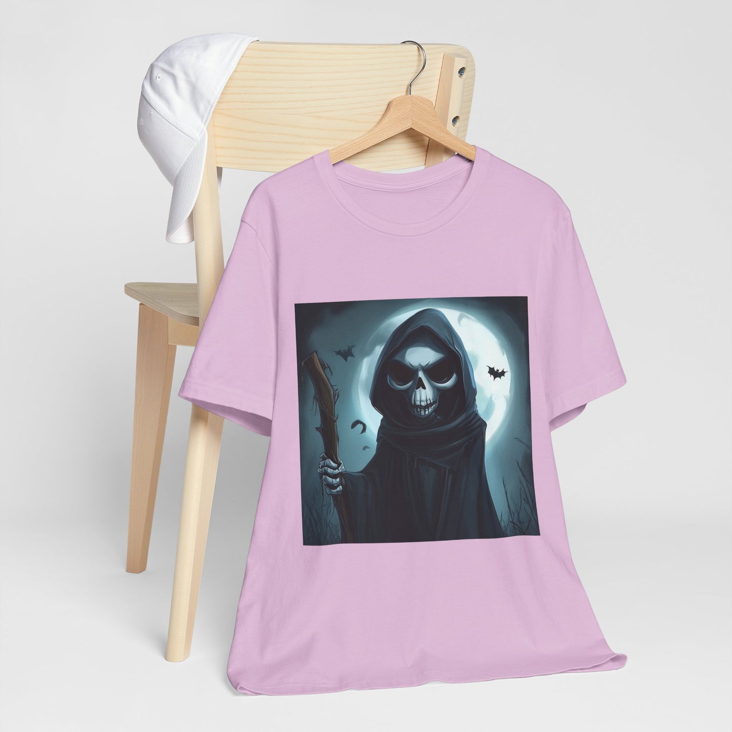 Spooky Grim Reaper Unisex Jersey Short Sleeve Tee