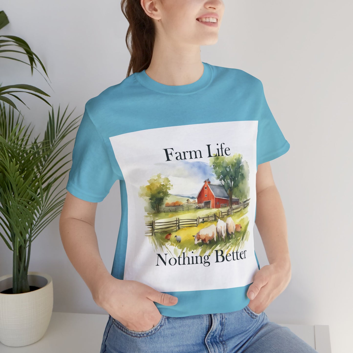Farm Life Unisex Jersey Short Sleeve Tee