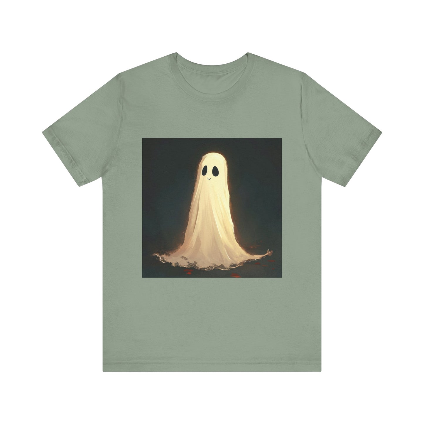 Happy Spooky Ghost Unisex Jersey Short Sleeve Tee