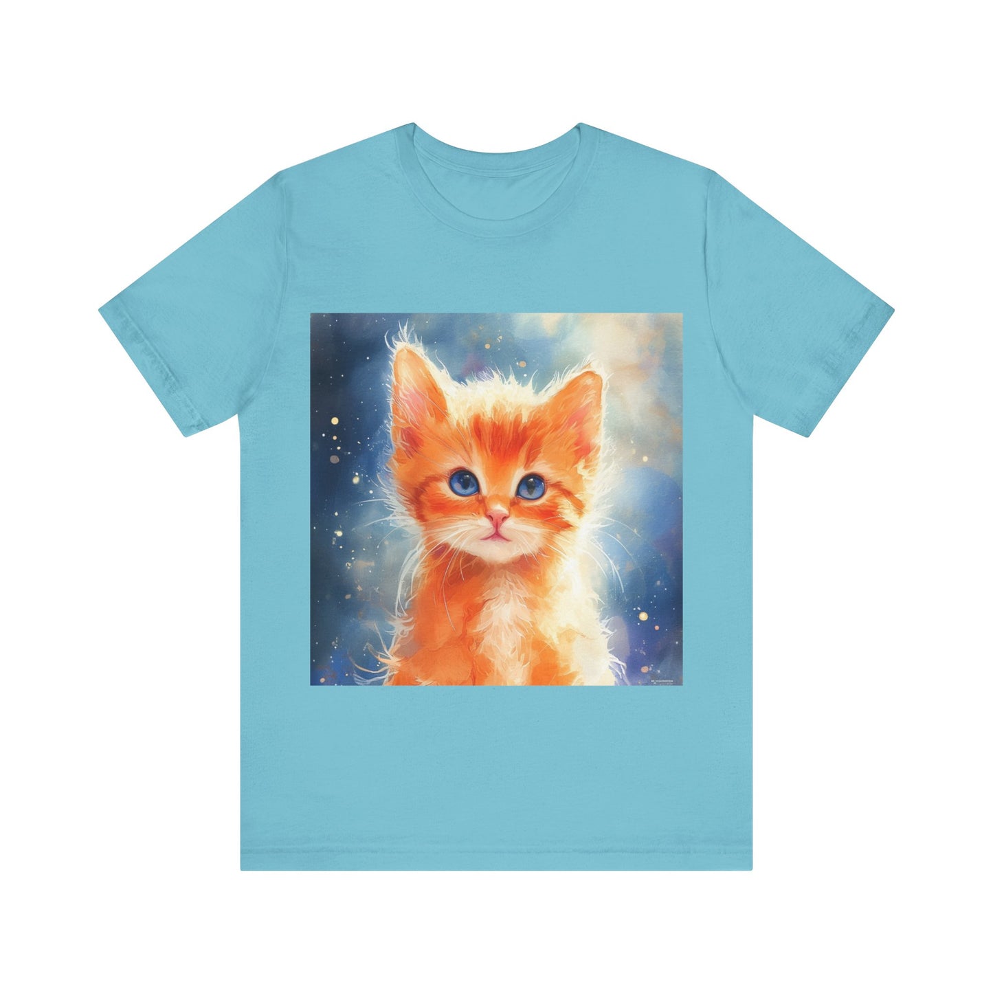 Orange Kitten Unisex Jersey Short Sleeve Tee