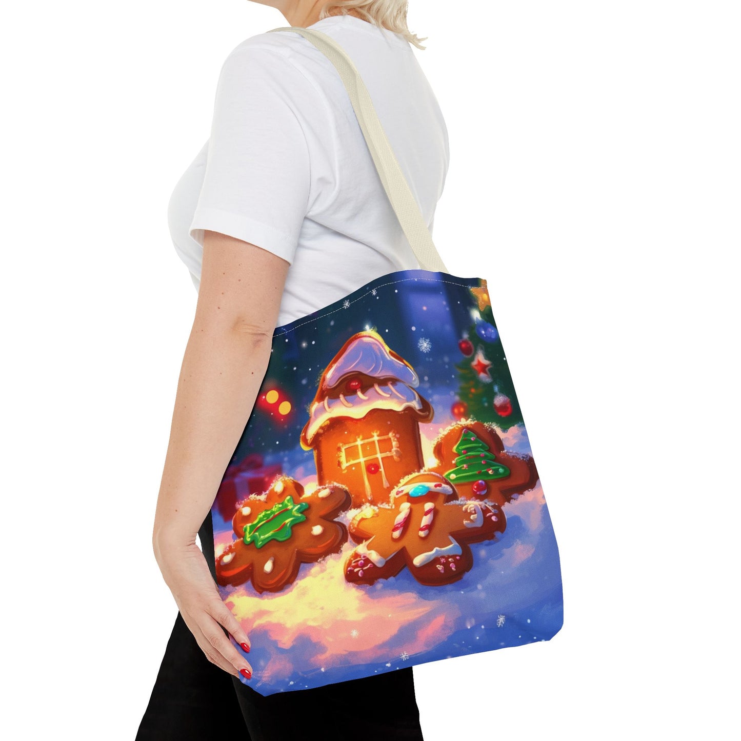 Gingerbread Cookies Tote Bag (AOP)