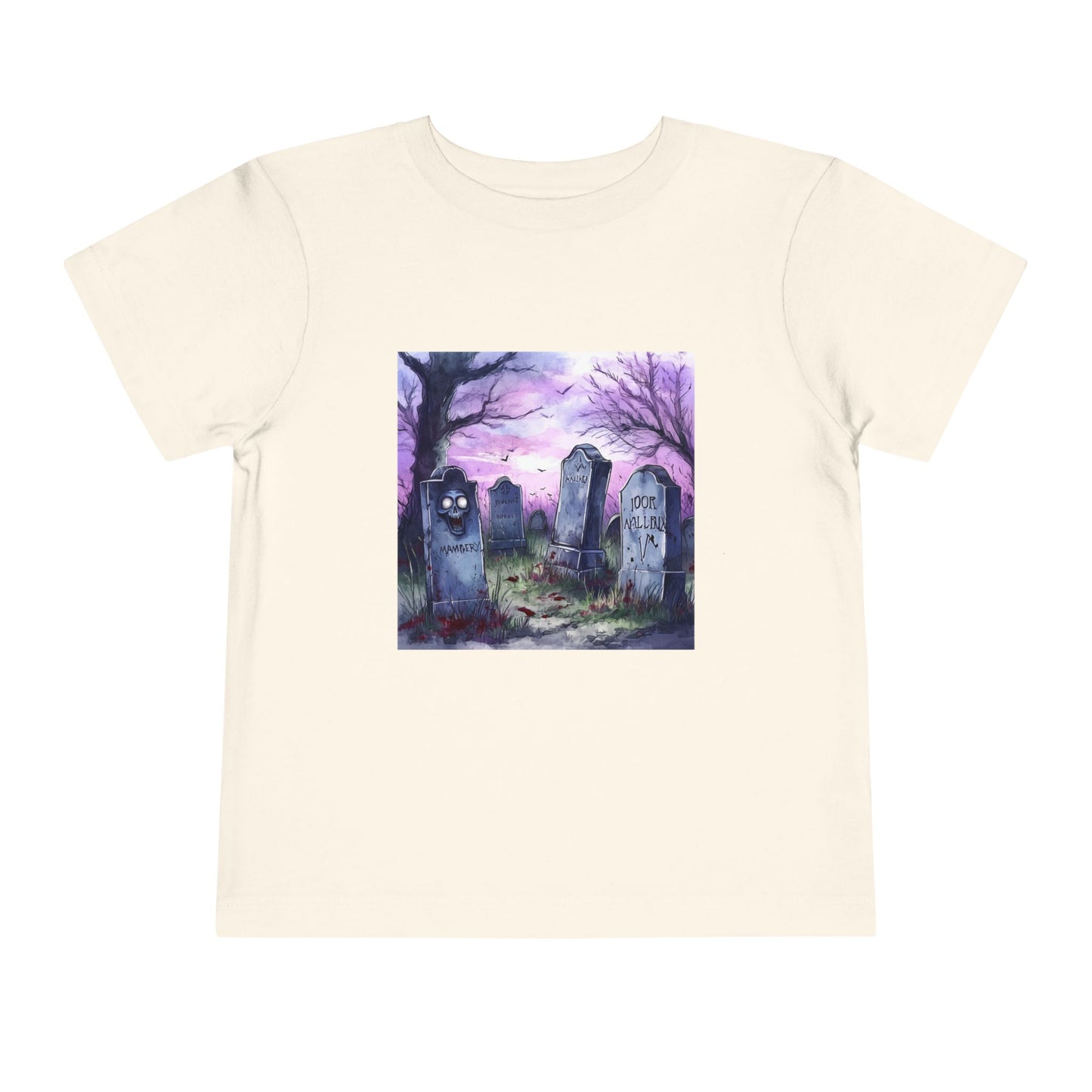 Purple Graveyard Toddler Short Sleeve Tee