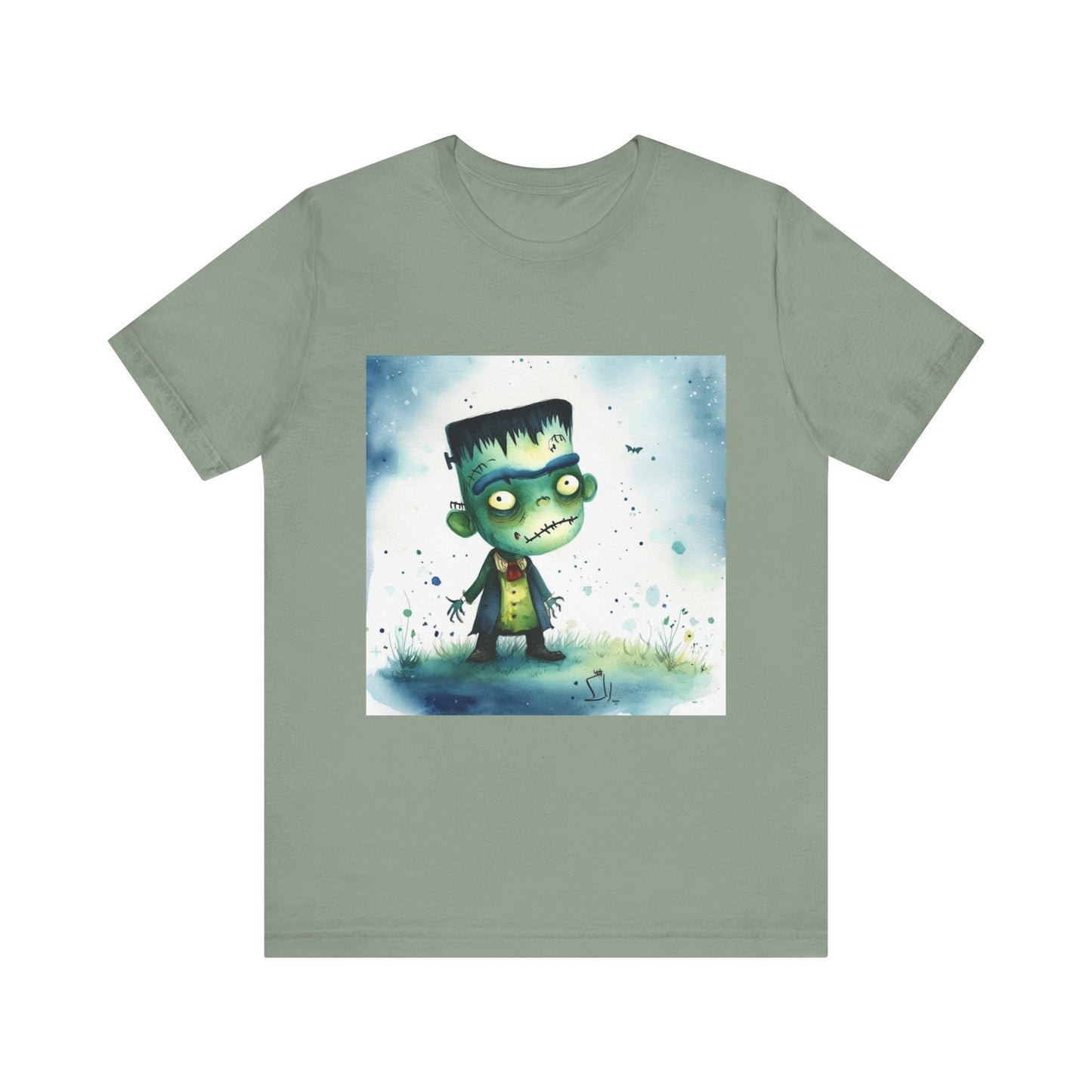 Cute Frankenstein Unisex Jersey Short Sleeve Tee