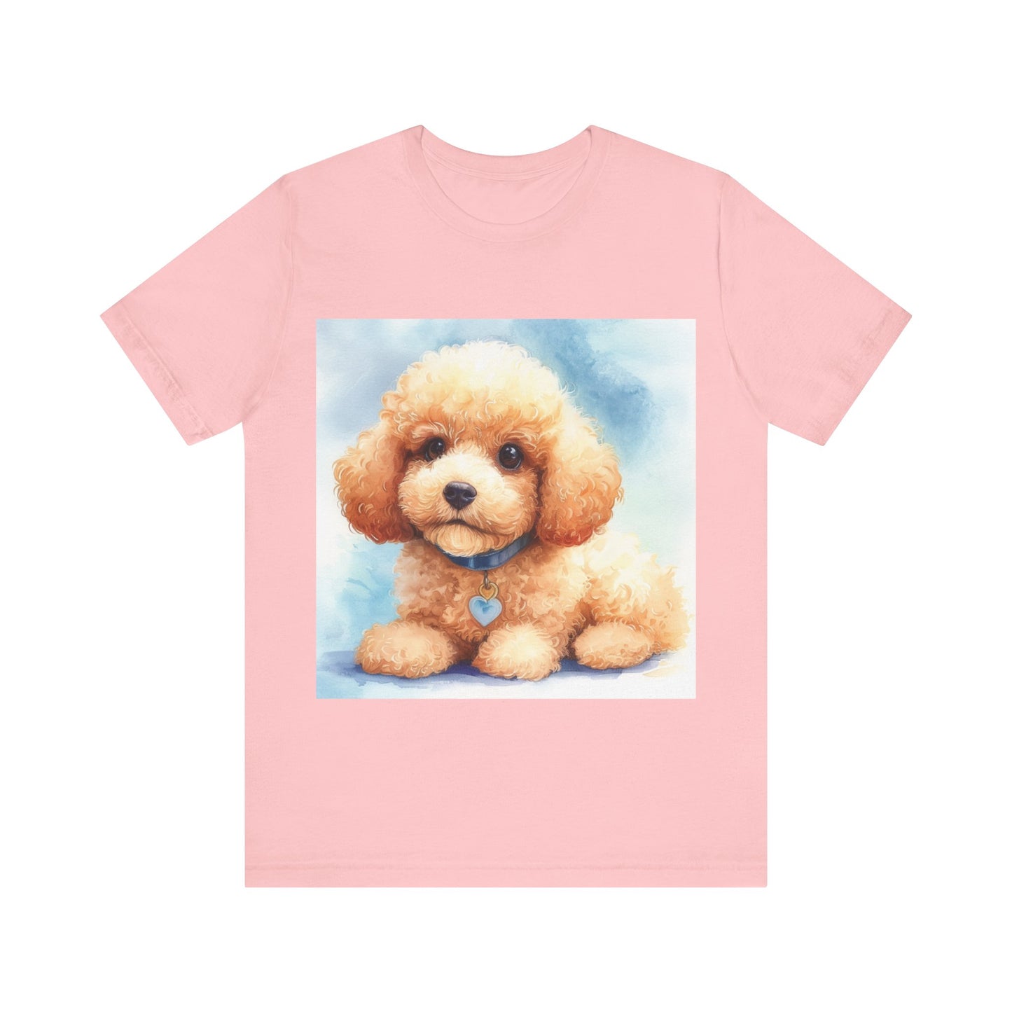 Poodle Puppy Unisex Jersey Short Sleeve Tee