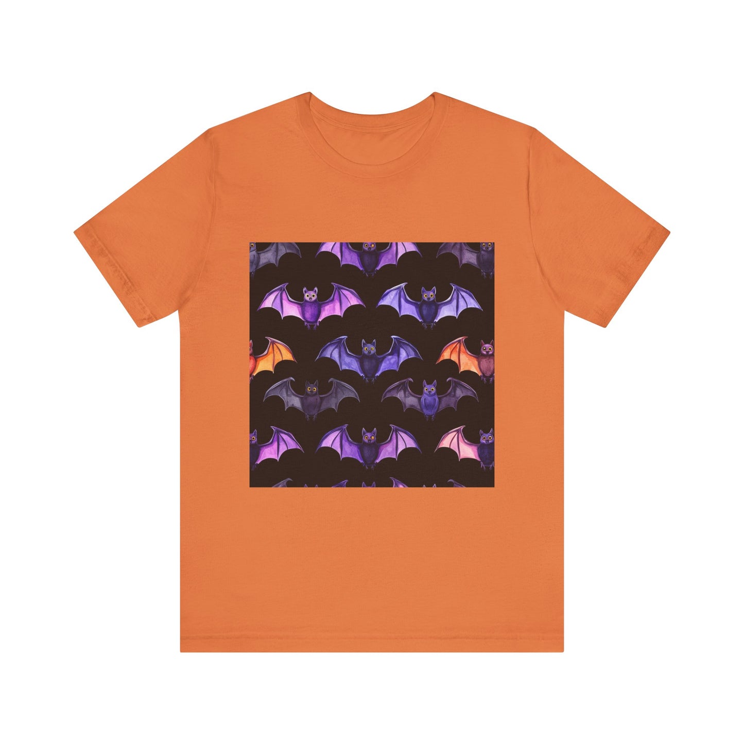 Cute Bat Pattern Unisex Jersey Short Sleeve Tee