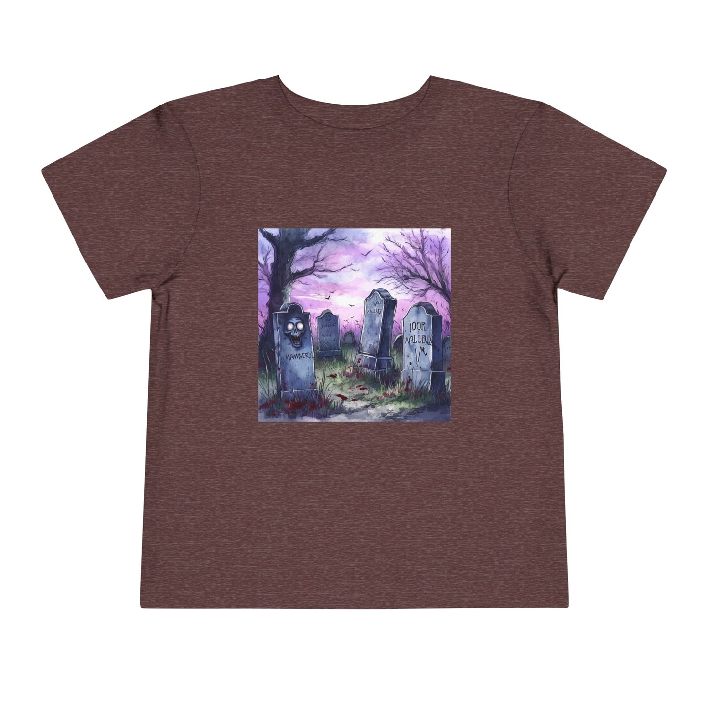 Purple Graveyard Toddler Short Sleeve Tee