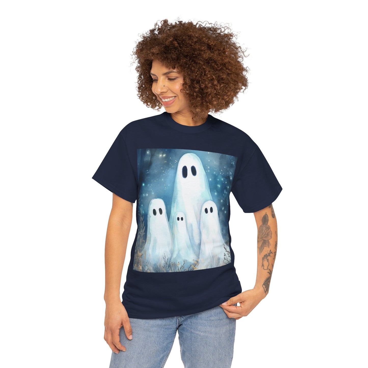 Ghost Family Unisex Heavy Cotton Tee