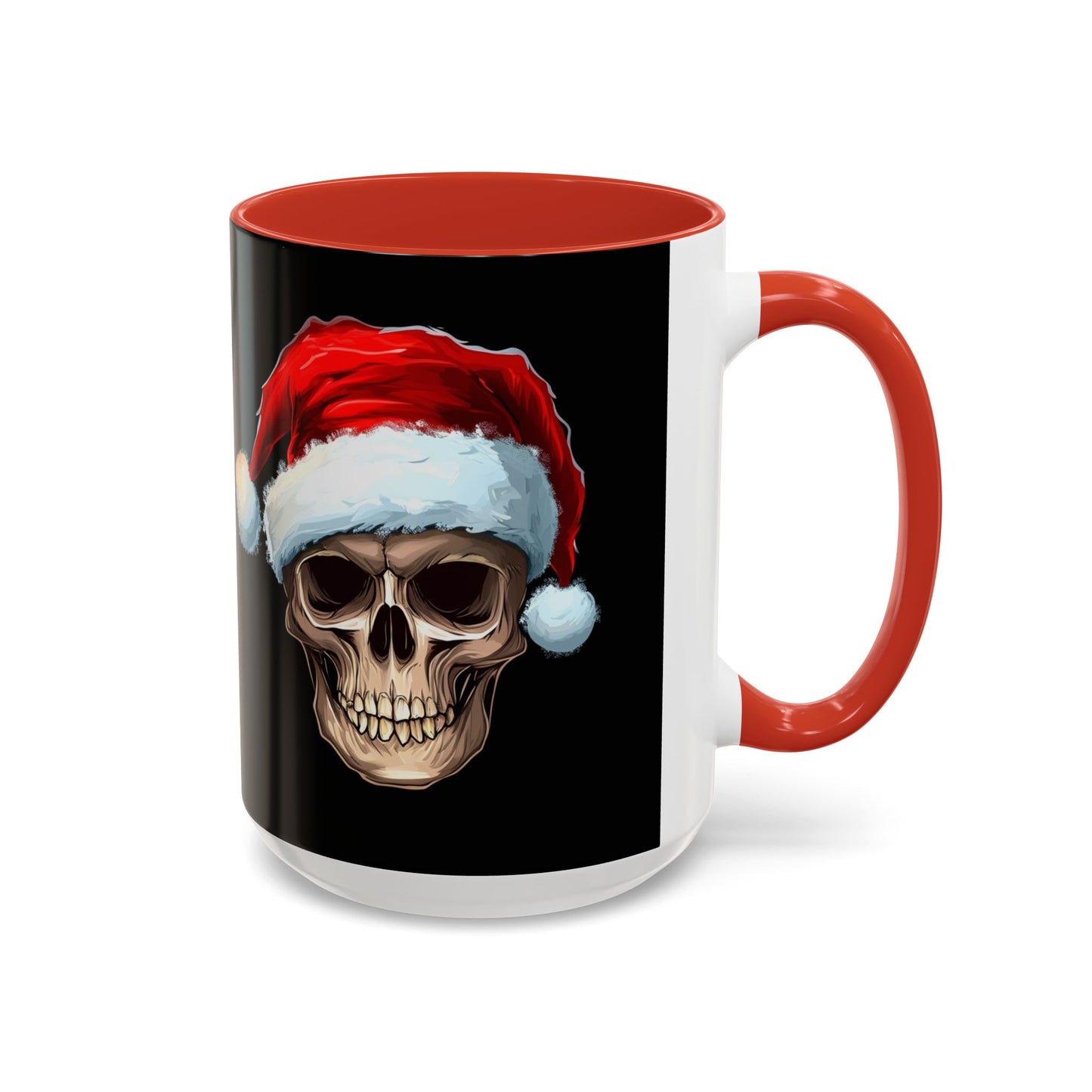 Gothic Christmas Skull Mug Accent Coffee Mug (11, 15oz)