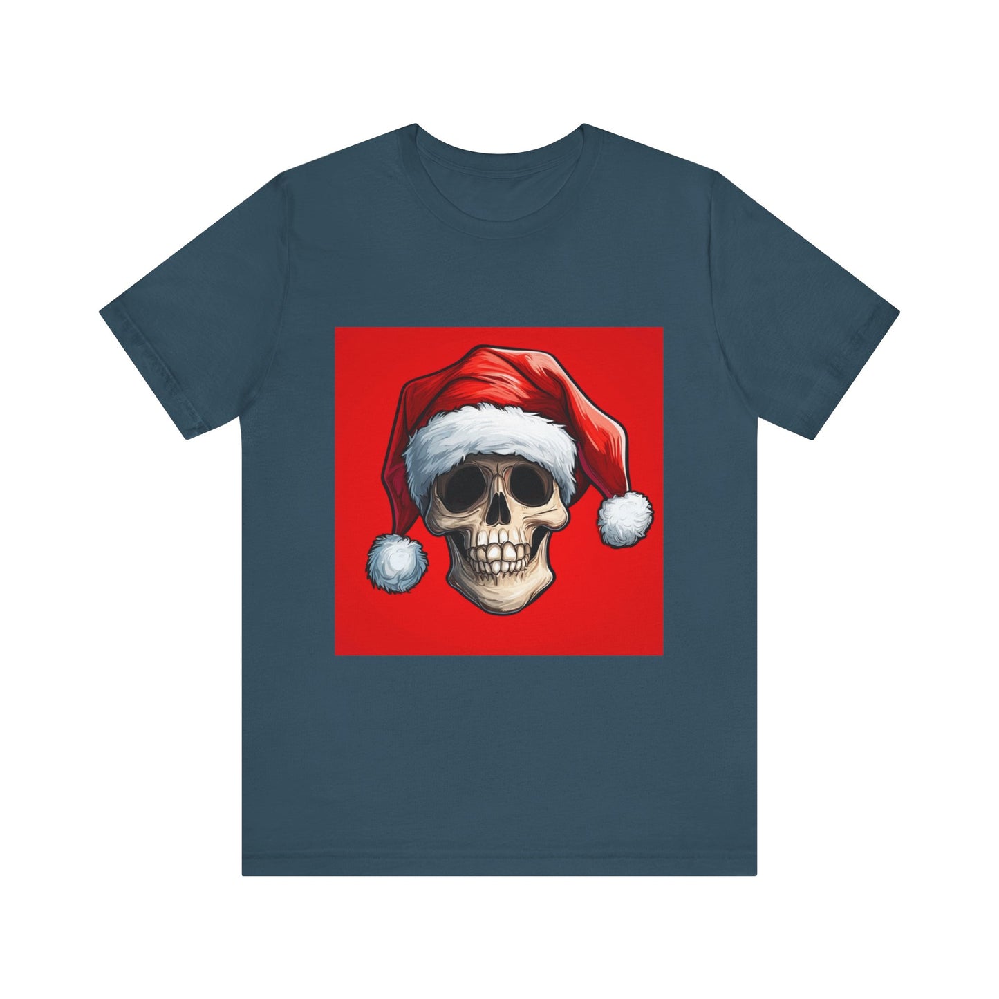 Spooky Jester Santa Skull