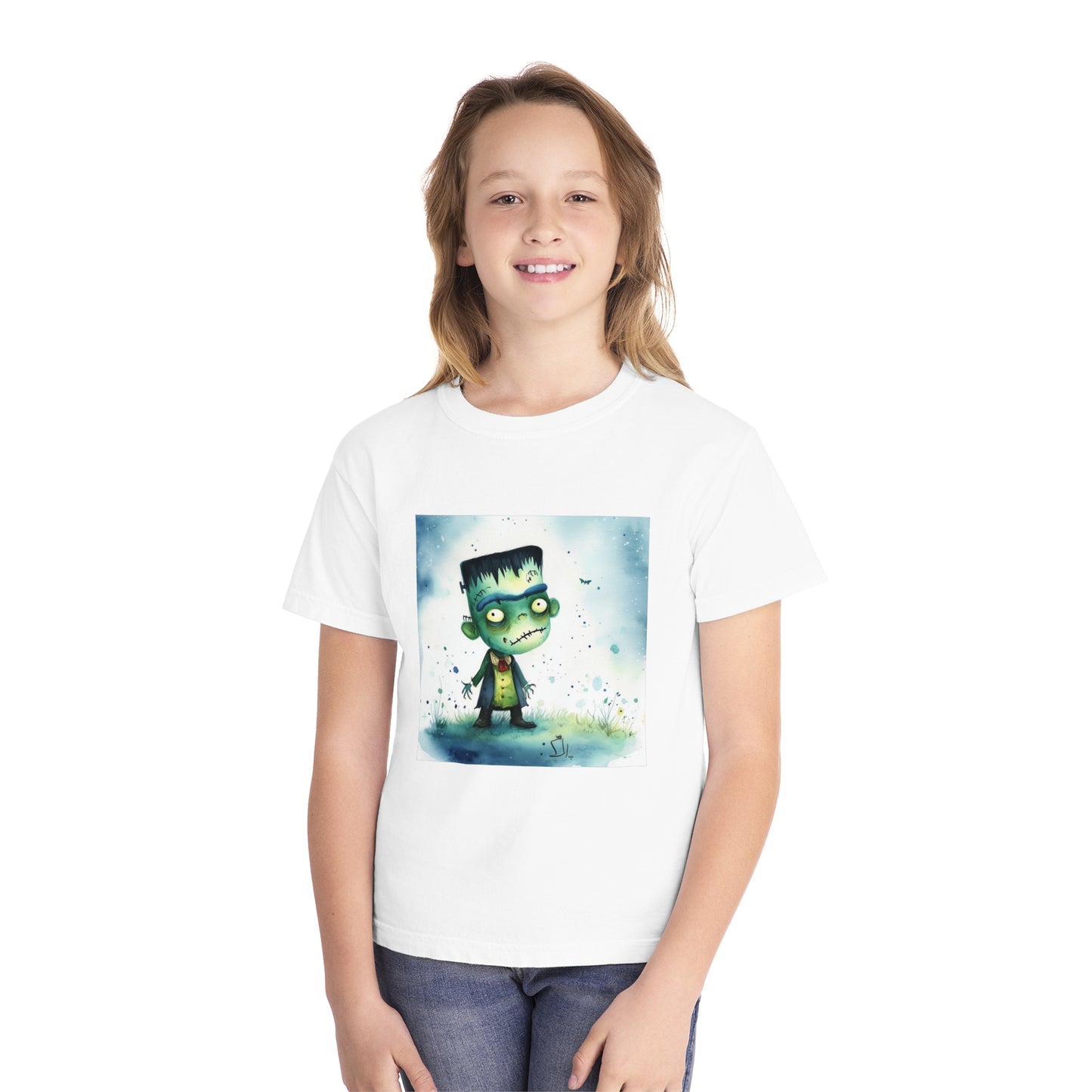 Cute Frankenstein Youth Midweight Tee