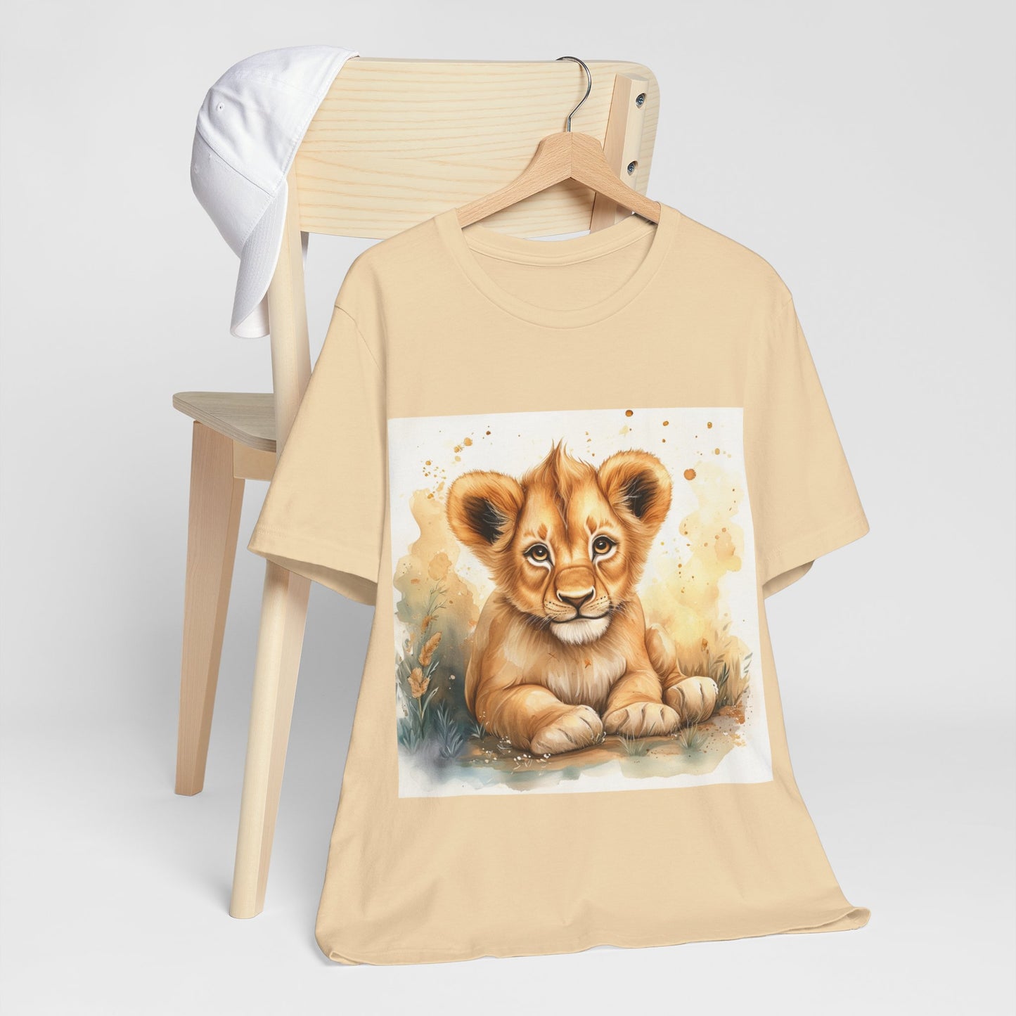 Cute Lion Cub Unisex Jersey Short Sleeve Tee