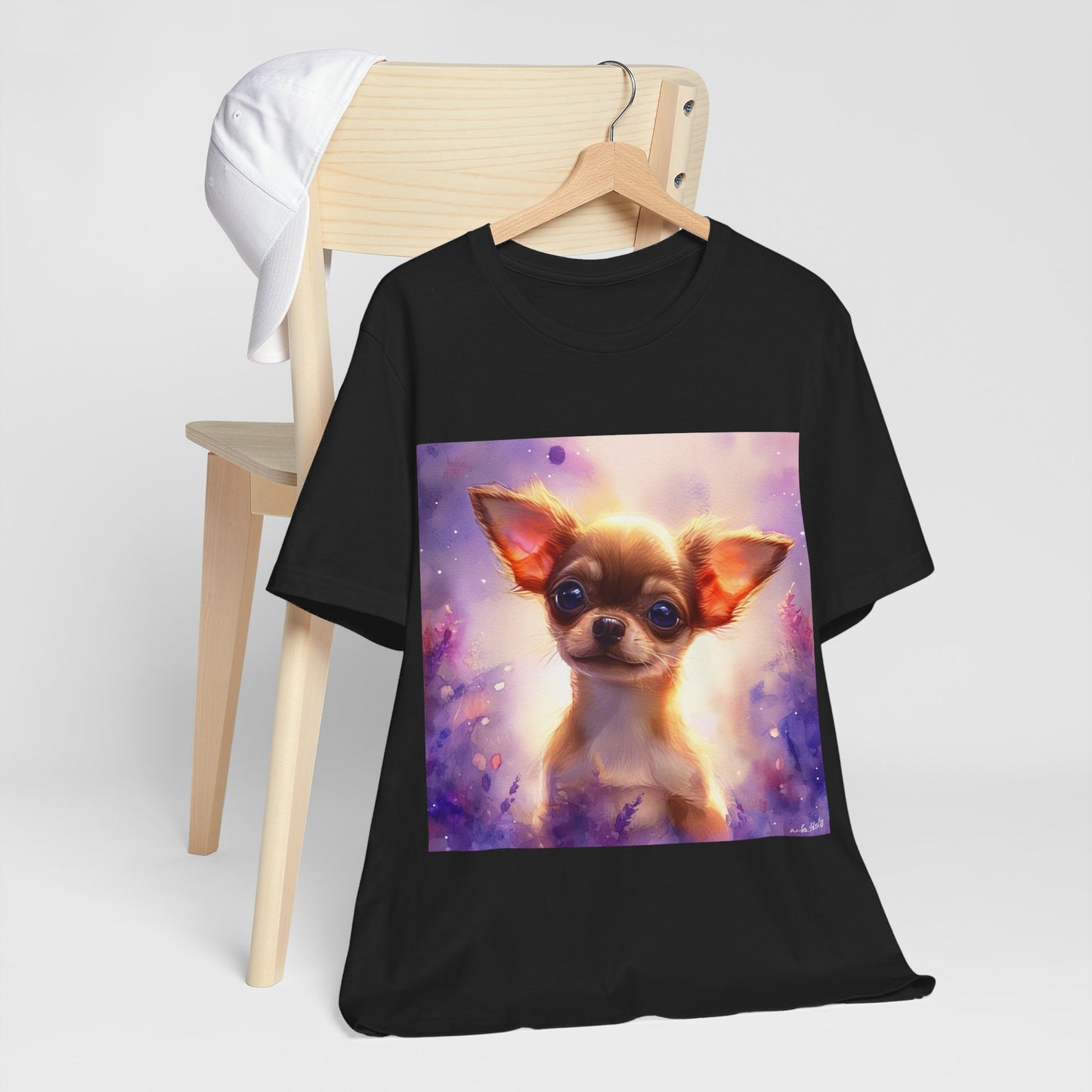 Galaxy Chihuahua Unisex Jersey Short Sleeve Tee