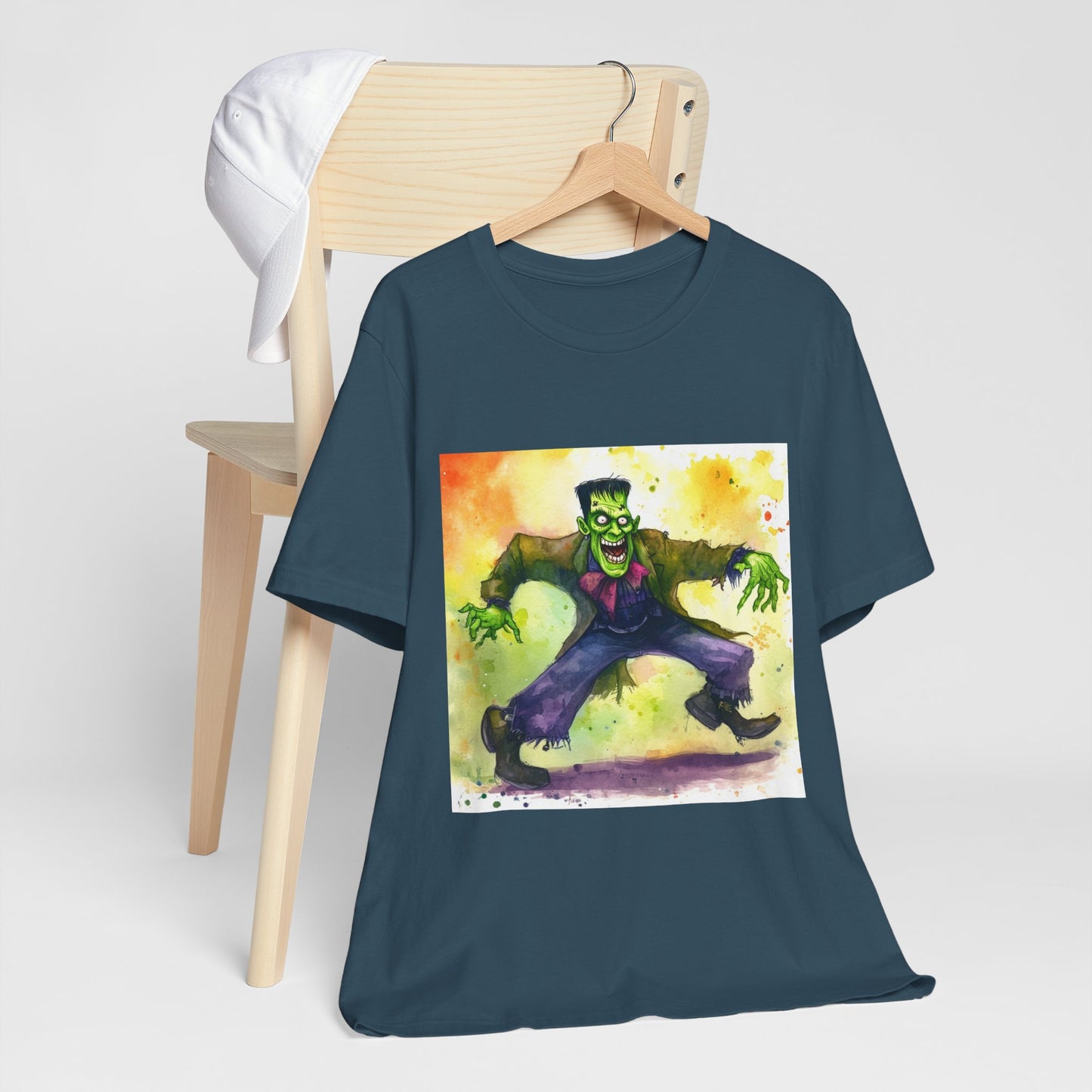 Quirky Frankenstein Unisex Jersey Short Sleeve Tee