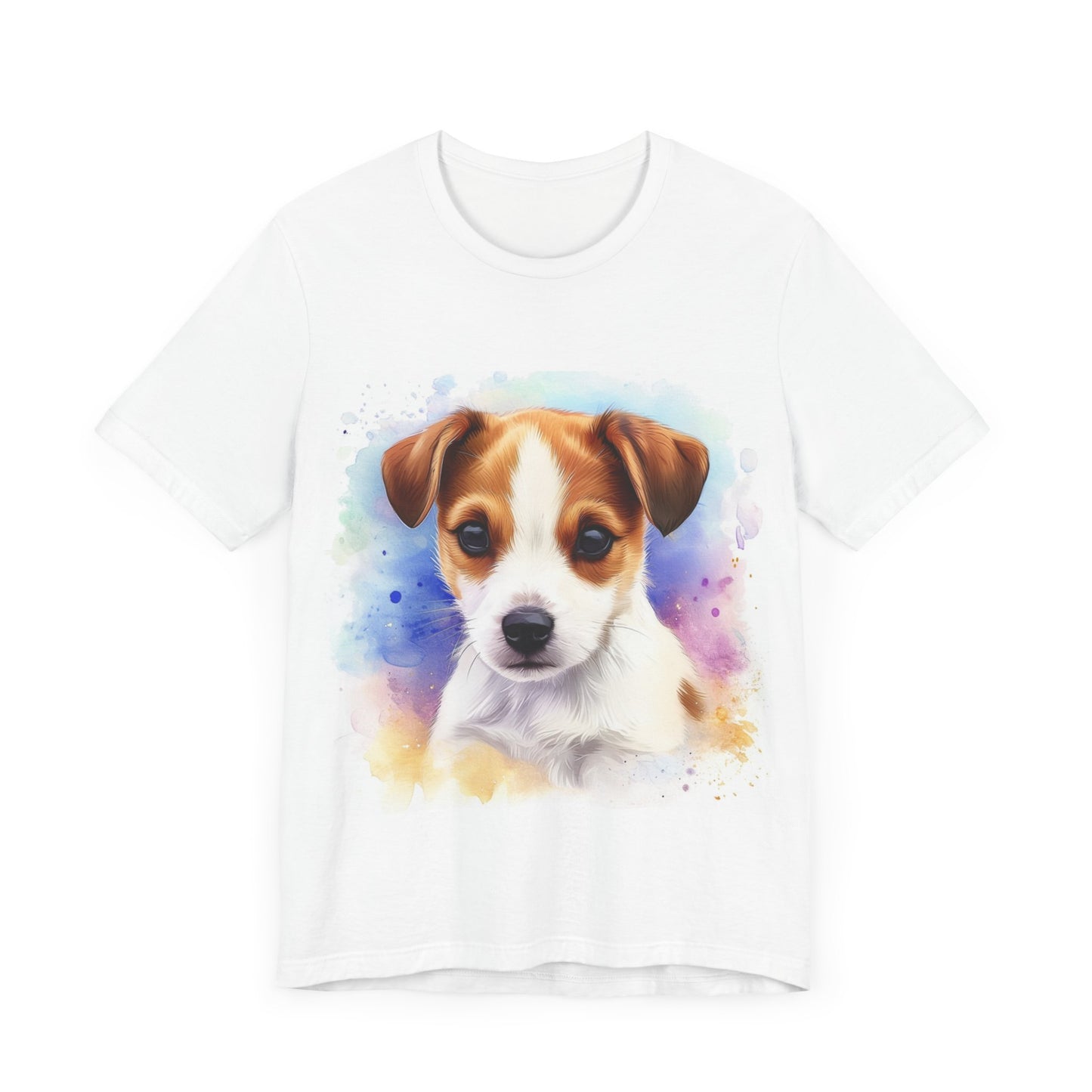 Cute Jack Russell Unisex Jersey Short Sleeve Tee