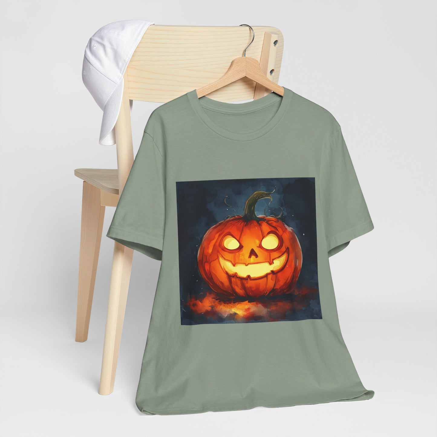 Cute Creepy Jack o Lantern Unisex Jersey Short Sleeve Tee