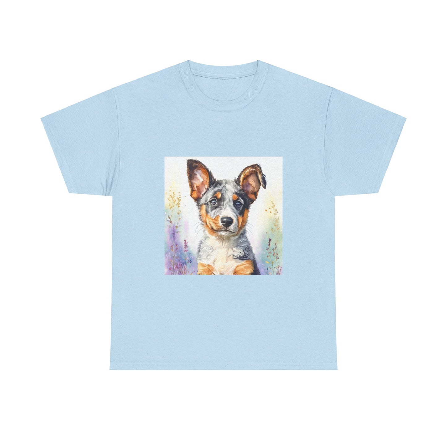 Australian Cattle Dog Puppy Unisex Heavy Cotton Tee