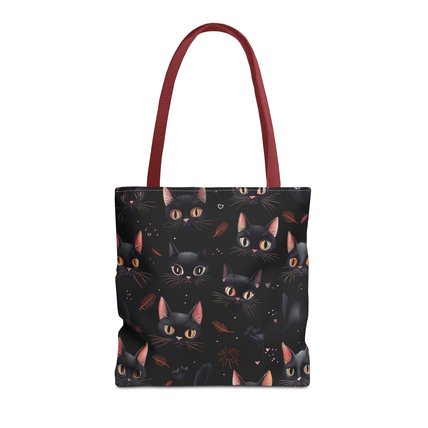 Cute Black Cat Pattern Tote Bag (AOP)