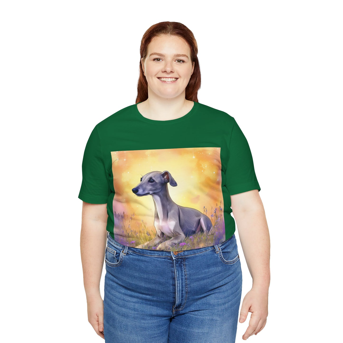 Sunset Greyhound Jersey Short Sleeve Tee