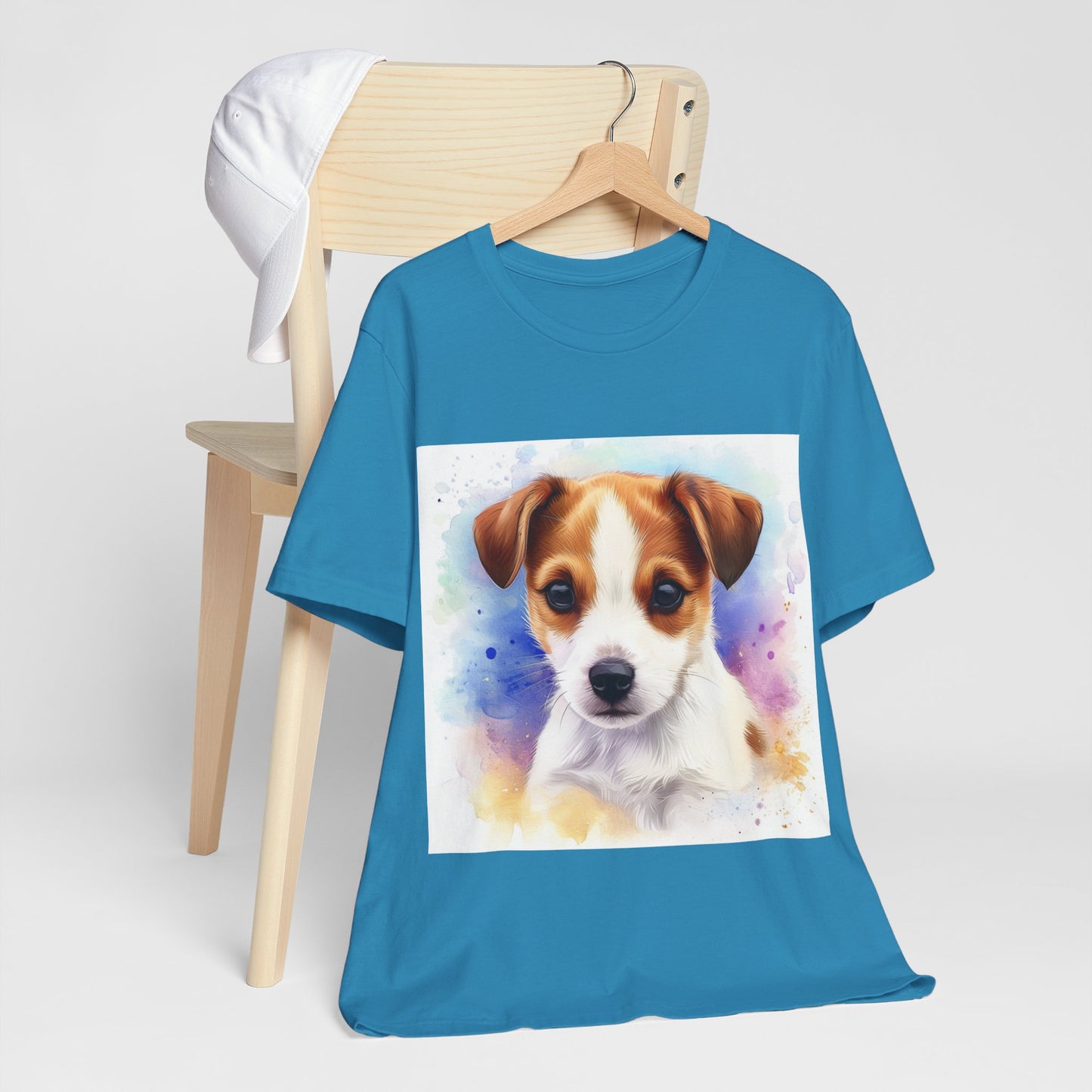 Cute Jack Russell Unisex Jersey Short Sleeve Tee