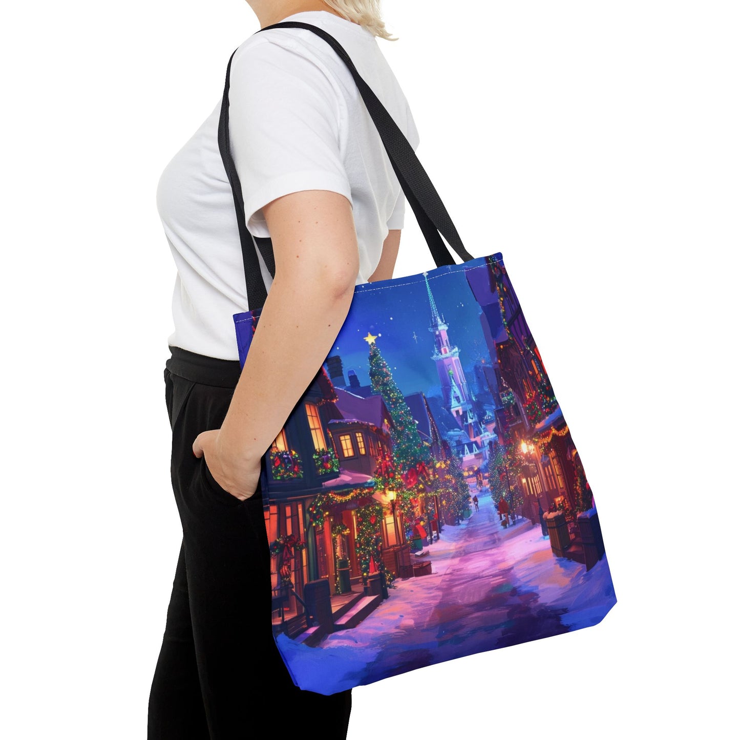 Holiday Town Tote Bag (AOP)