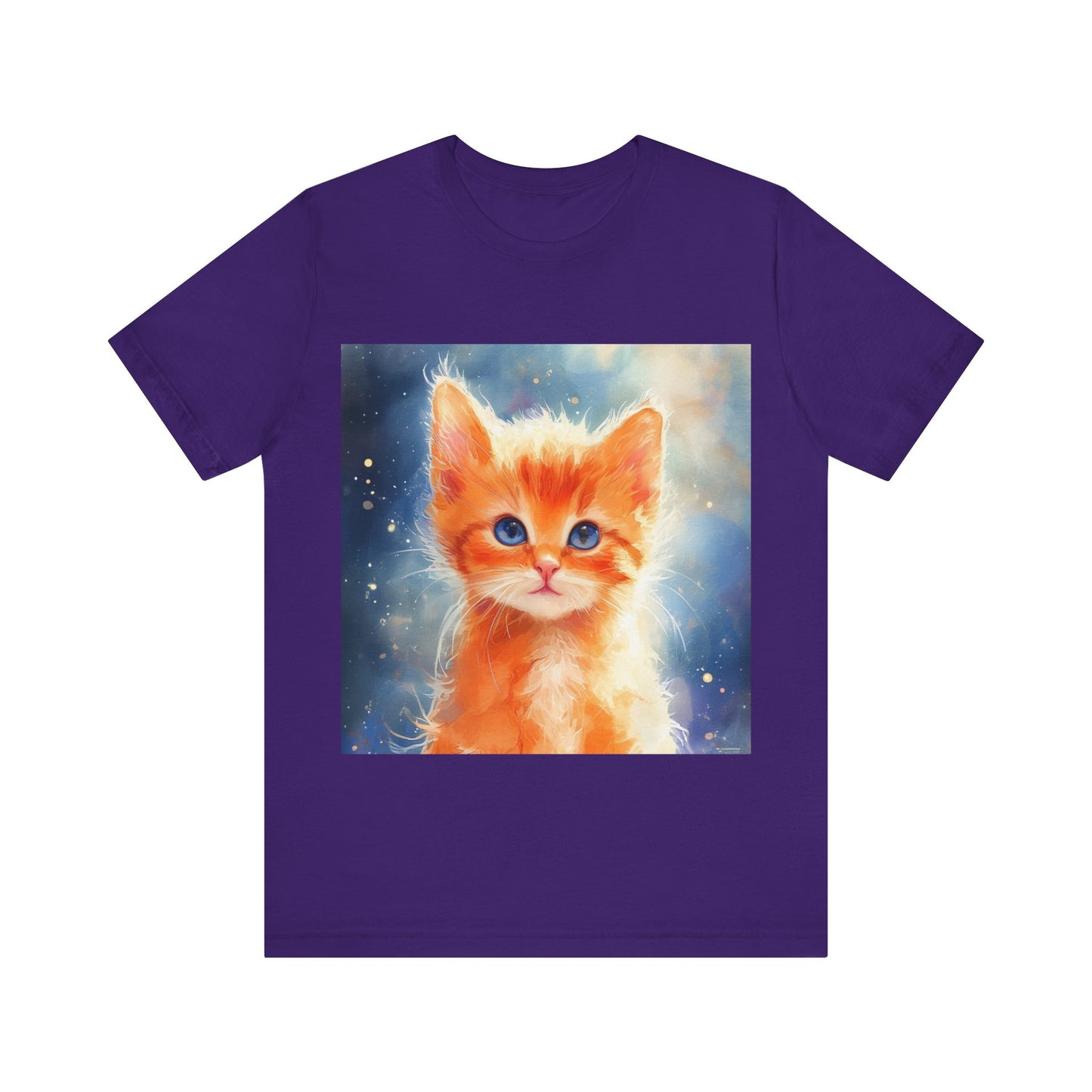 Orange Kitten Unisex Jersey Short Sleeve Tee