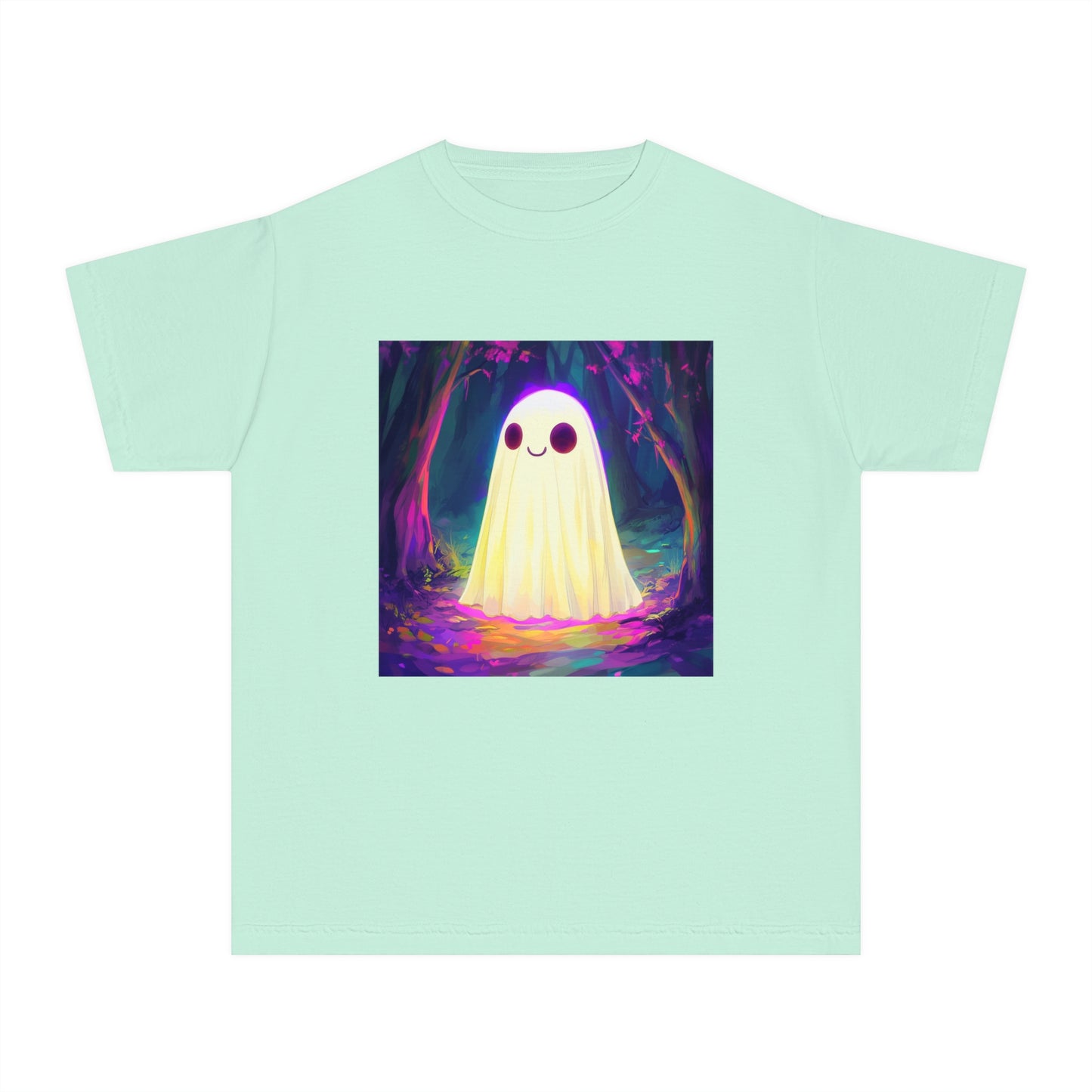 Cute Neon Ghost Youth Midweight Tee