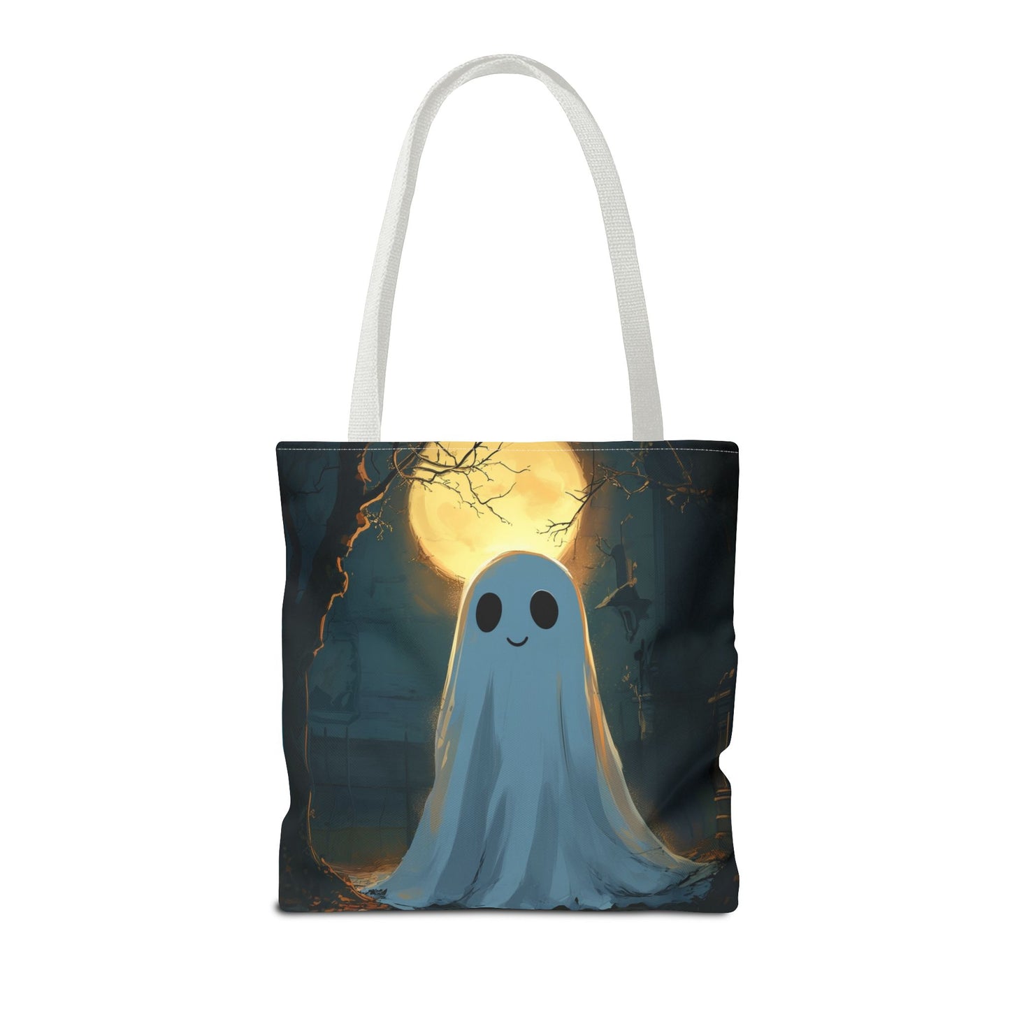 Cute Ghost Tote Bag (AOP)