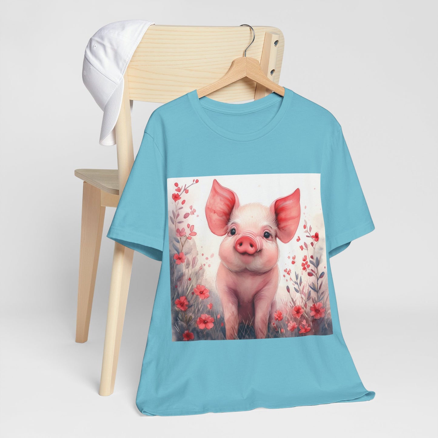 Cute Piglet Unisex Jersey Short Sleeve Tee