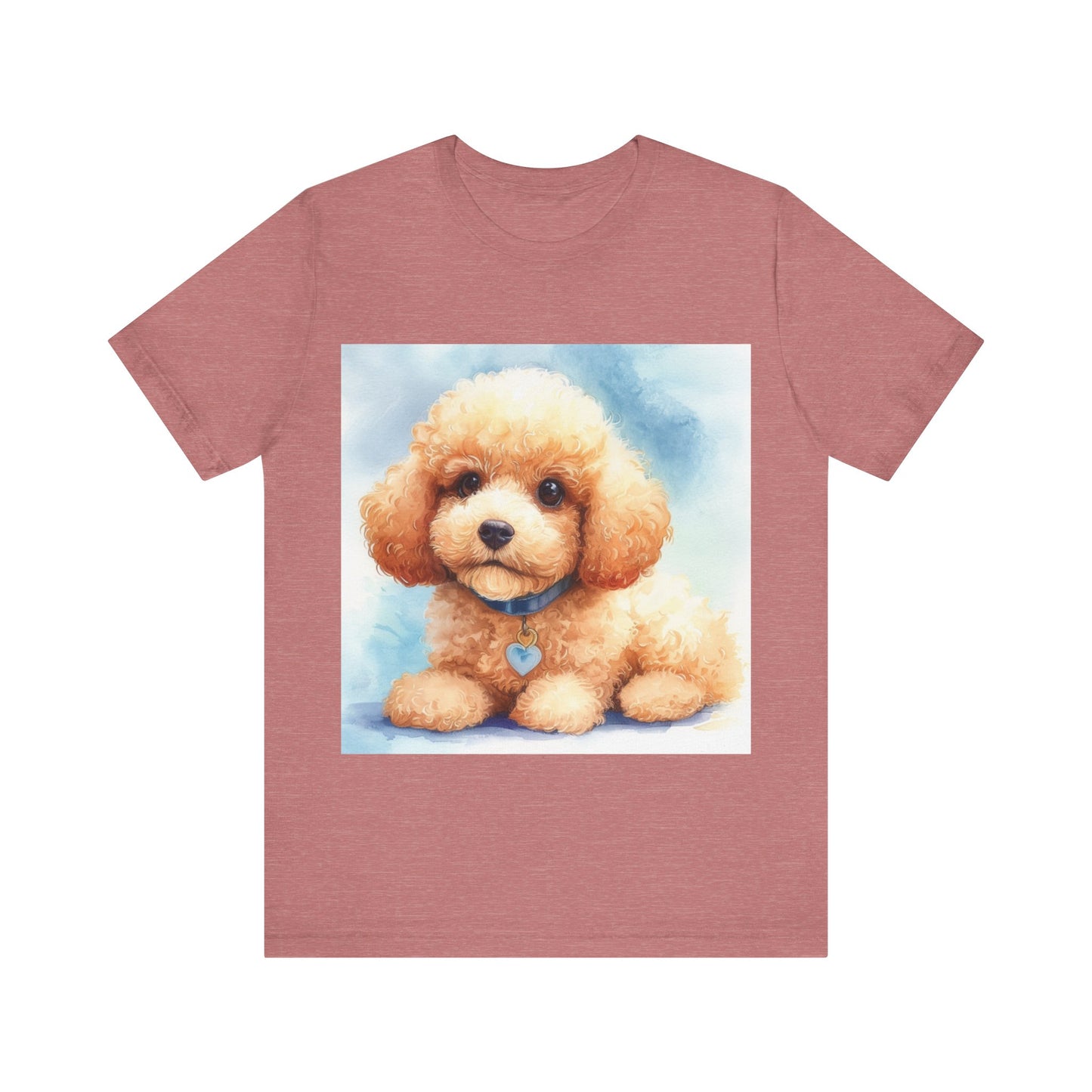 Poodle Puppy Unisex Jersey Short Sleeve Tee